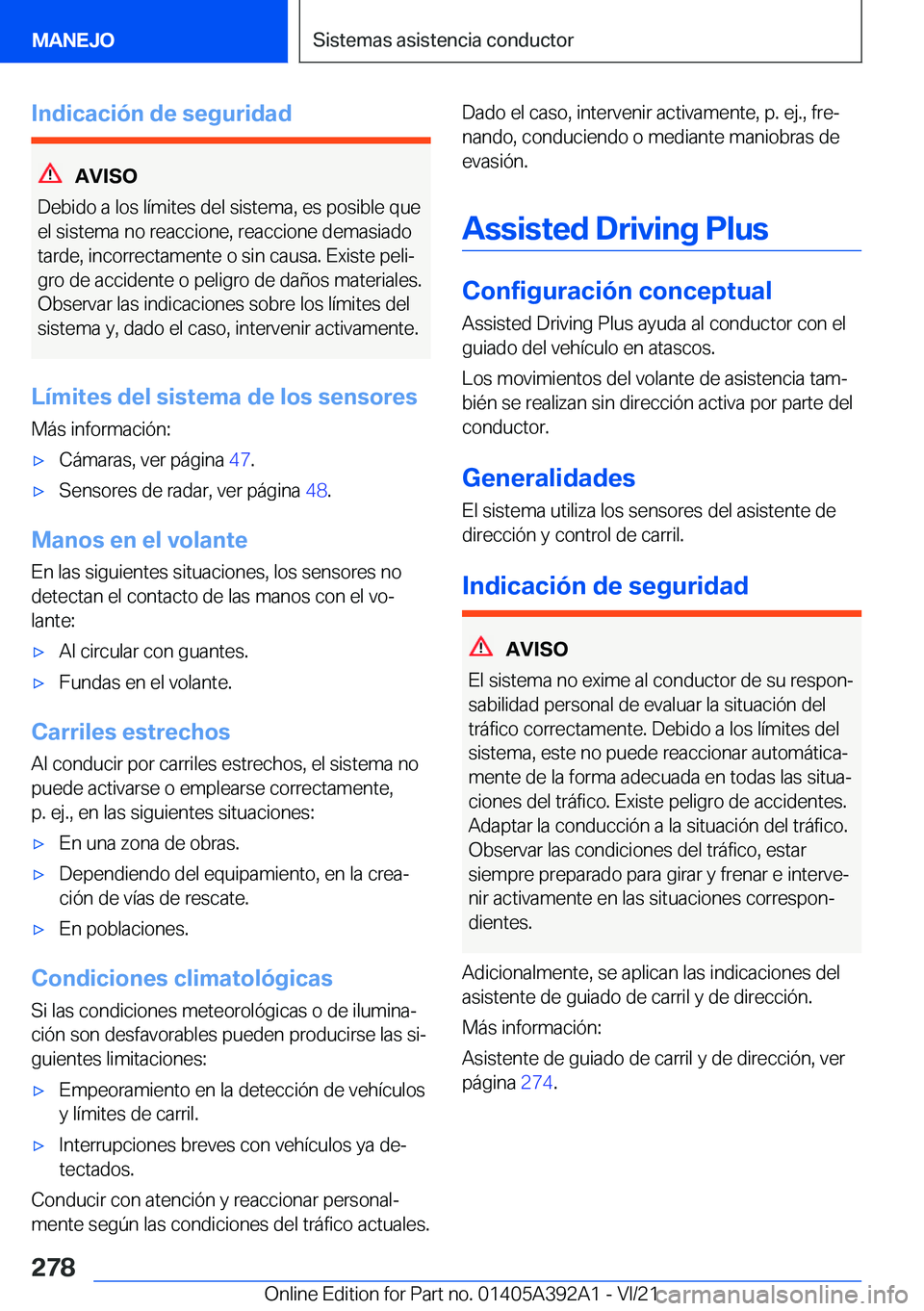 BMW 4 SERIES 2022  Manuales de Empleo (in Spanish) �I�n�d�i�c�a�c�i�