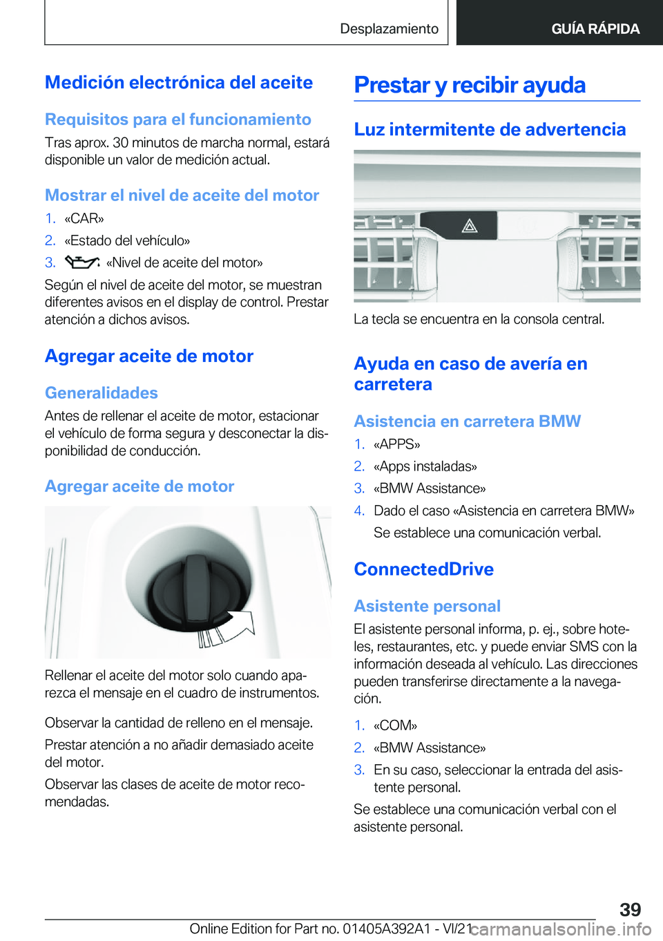 BMW 4 SERIES 2022  Manuales de Empleo (in Spanish) �M�e�d�i�c�i�