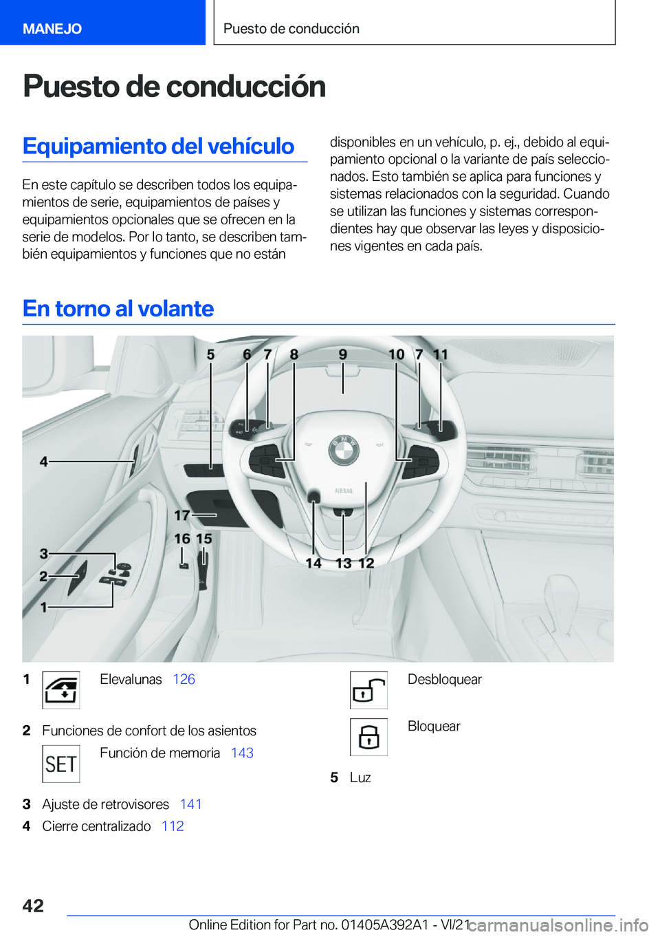 BMW 4 SERIES 2022  Manuales de Empleo (in Spanish) �P�u�e�s�t�o��d�e��c�o�n�d�u�c�c�i�