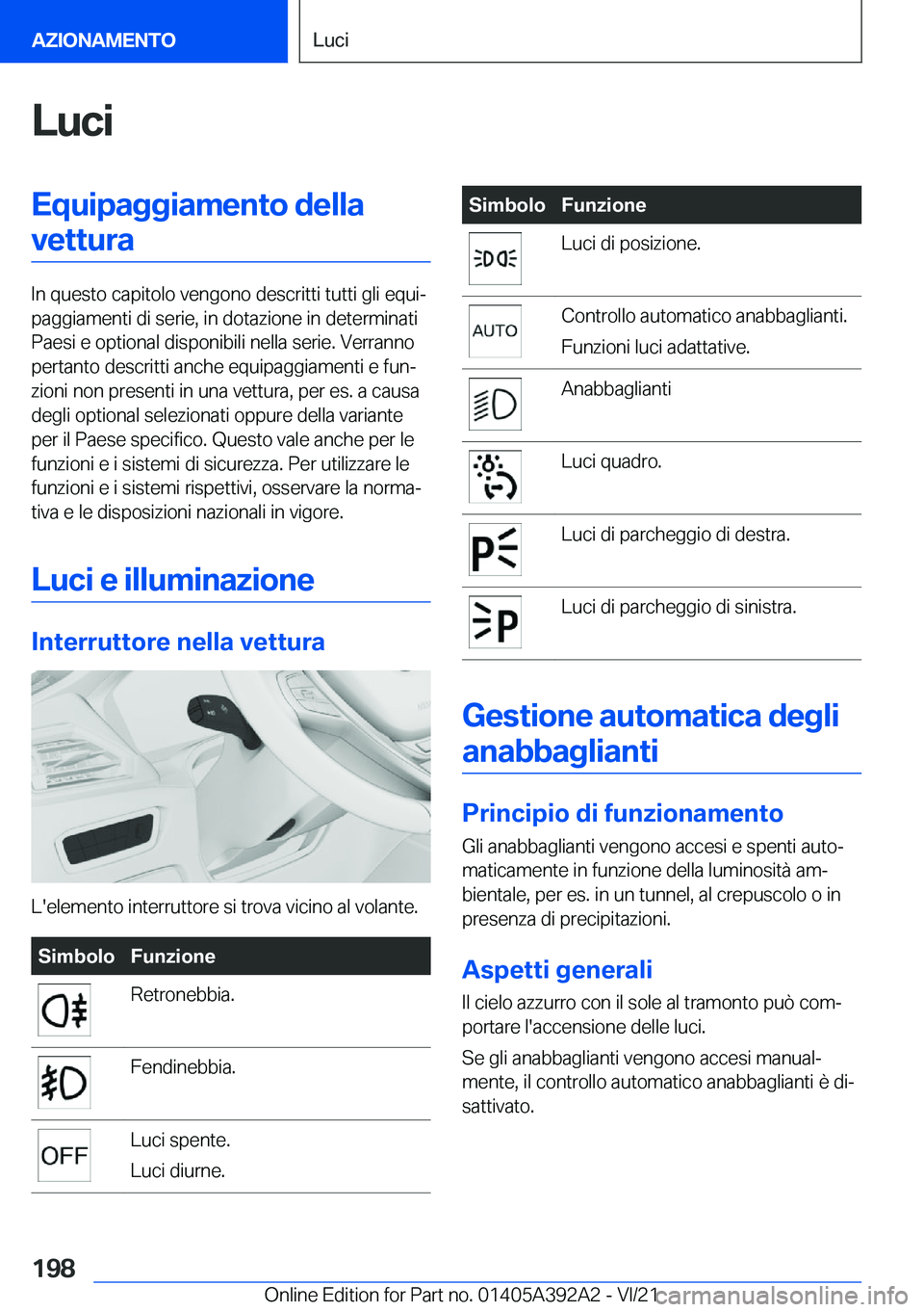 BMW 4 SERIES 2022  Libretti Di Uso E manutenzione (in Italian) �L�u�c�i�E�q�u�i�p�a�g�g�i�a�m�e�n�t�o��d�e�l�l�a�v�e�t�t�u�r�a
�I�n��q�u�e�s�t�o��c�a�p�i�t�o�l�o��v�e�n�g�o�n�o��d�e�s�c�r�i�t�t�i��t�u�t�t�i��g�l�i��e�q�u�iª
�p�a�g�g�i�a�m�e�n�t�i��d�i�