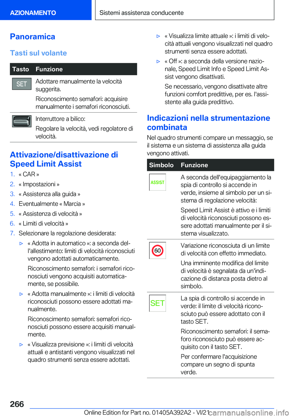 BMW 4 SERIES 2022  Libretti Di Uso E manutenzione (in Italian) �P�a�n�o�r�a�m�i�c�a�T�a�s�t�i��s�u�l��v�o�l�a�n�t�e�T�a�s�t�o�F�u�n�z�i�o�n�e�A�d�o�t�t�a�r�e��m�a�n�u�a�l�m�e�n�t�e��l�a��v�e�l�o�c�i�t�