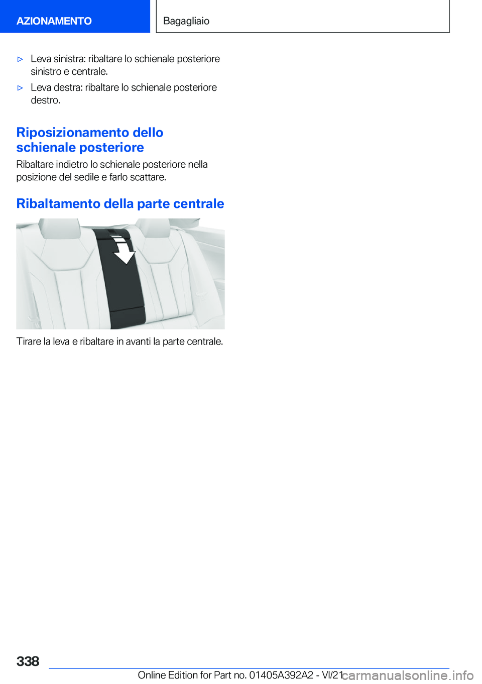 BMW 4 SERIES 2022  Libretti Di Uso E manutenzione (in Italian) 'x�L�e�v�a��s�i�n�i�s�t�r�a�:��r�i�b�a�l�t�a�r�e��l�o��s�c�h�i�e�n�a�l�e��p�o�s�t�e�r�i�o�r�e�s�i�n�i�s�t�r�o��e��c�e�n�t�r�a�l�e�.'x�L�e�v�a��d�e�s�t�r�a�:��r�i�b�a�l�t�a�r�e��l�o�