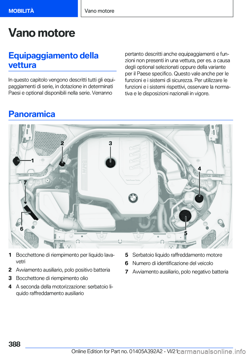 BMW 4 SERIES 2022  Libretti Di Uso E manutenzione (in Italian) �V�a�n�o��m�o�t�o�r�e�E�q�u�i�p�a�g�g�i�a�m�e�n�t�o��d�e�l�l�a�v�e�t�t�u�r�a
�I�n��q�u�e�s�t�o��c�a�p�i�t�o�l�o��v�e�n�g�o�n�o��d�e�s�c�r�i�t�t�i��t�u�t�t�i��g�l�i��e�q�u�iª
�p�a�g�g�i�a�m�