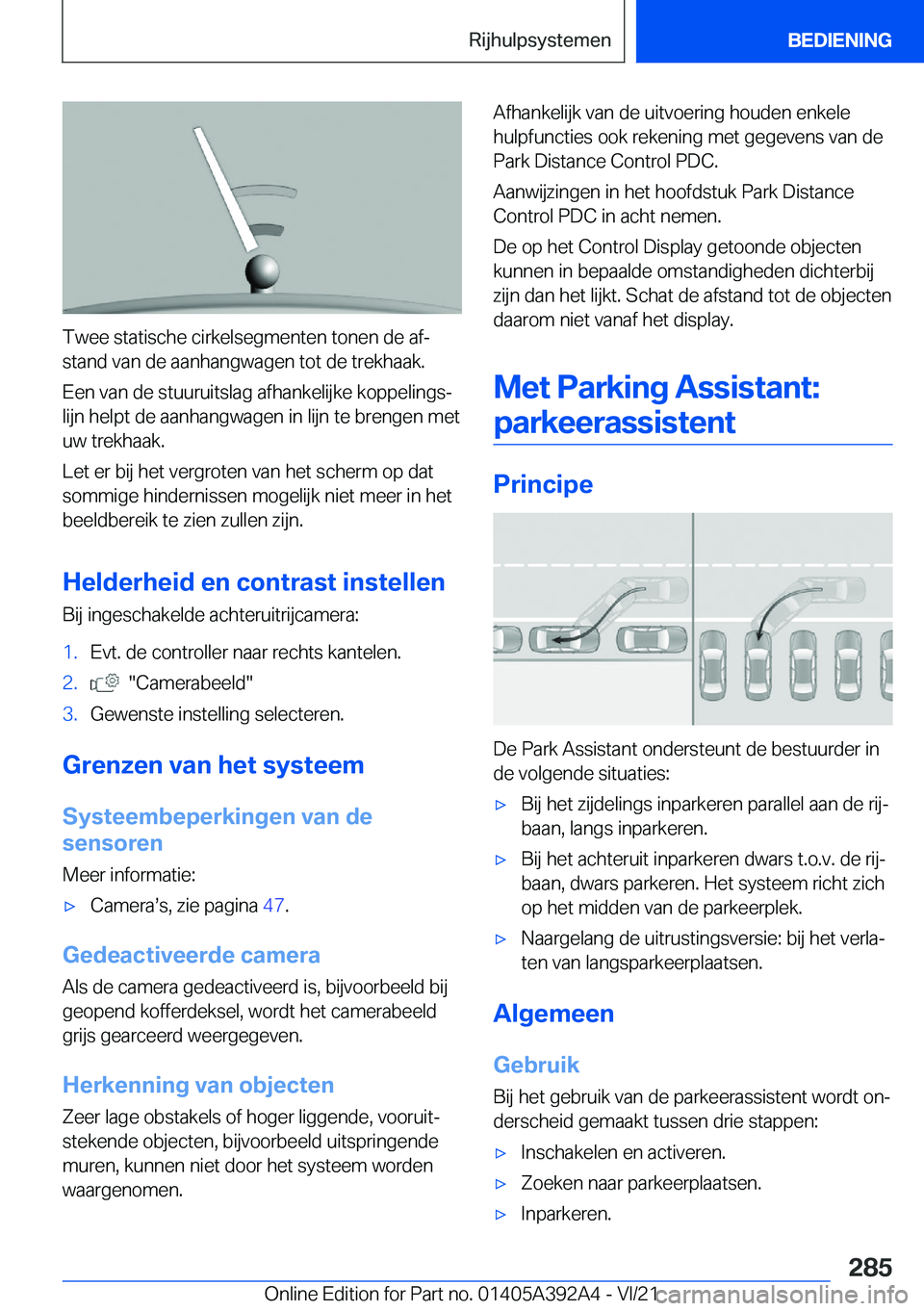 BMW 4 SERIES 2022  Instructieboekjes (in Dutch) �T�w�e�e��s�t�a�t�i�s�c�h�e��c�i�r�k�e�l�s�e�g�m�e�n�t�e�n��t�o�n�e�n��d�e��a�fj�s�t�a�n�d��v�a�n��d�e��a�a�n�h�a�n�g�w�a�g�e�n��t�o�t��d�e��t�r�e�k�h�a�a�k�.
�E�e�n��v�a�n��d�e��s�t�u�