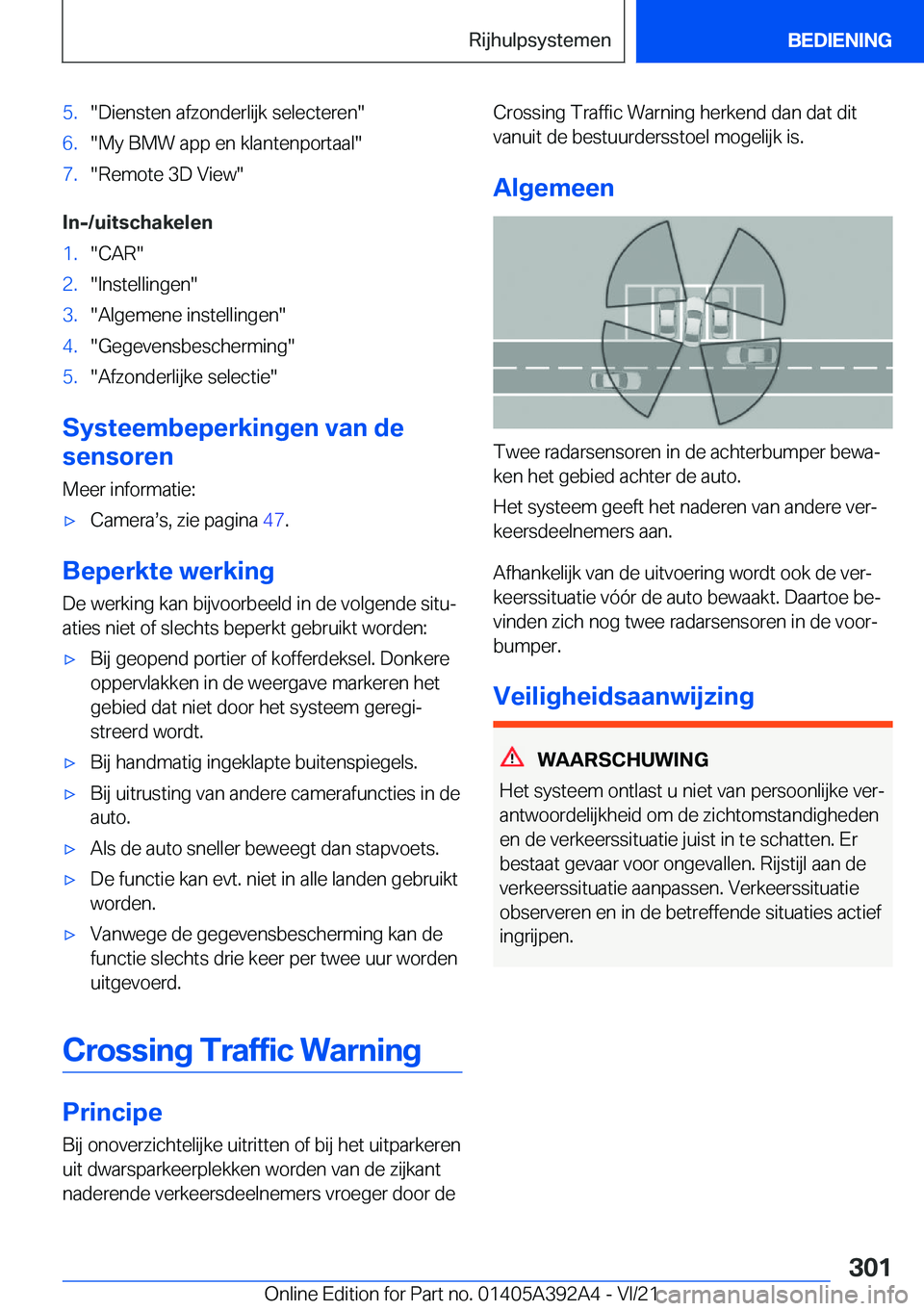 BMW 4 SERIES 2022  Instructieboekjes (in Dutch) �5�.��D�i�e�n�s�t�e�n��a�f�z�o�n�d�e�r�l�i�j�k��s�e�l�e�c�t�e�r�e�n��6�.��M�y��B�M�W��a�p�p��e�n��k�l�a�n�t�e�n�p�o�r�t�a�a�l��7�.��R�e�m�o�t�e��3�D��V�i�e�w�
�I�n�-�/�u�i�t�s�c�h�a�k�e�