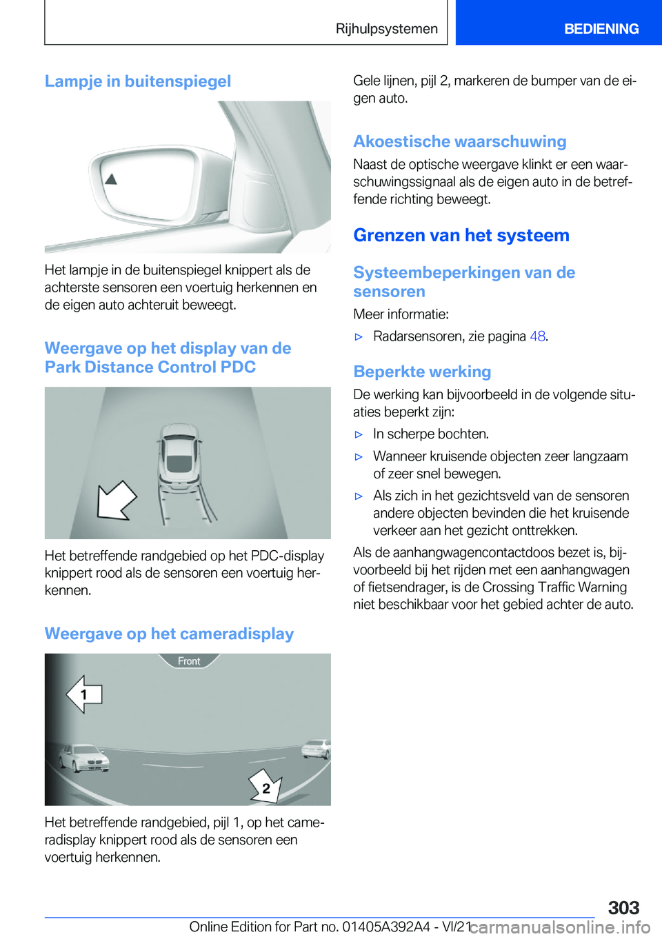 BMW 4 SERIES 2022  Instructieboekjes (in Dutch) �L�a�m�p�j�e��i�n��b�u�i�t�e�n�s�p�i�e�g�e�l
�H�e�t��l�a�m�p�j�e��i�n��d�e��b�u�i�t�e�n�s�p�i�e�g�e�l��k�n�i�p�p�e�r�t��a�l�s��d�e
�a�c�h�t�e�r�s�t�e��s�e�n�s�o�r�e�n��e�e�n��v�o�e�r�t�u�i
