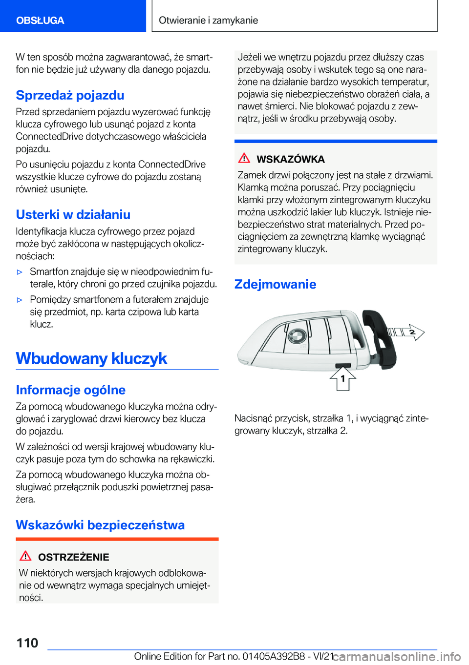 BMW 4 SERIES 2022  Instrukcja obsługi (in Polish) �W��t�e�n��s�p�o�s�