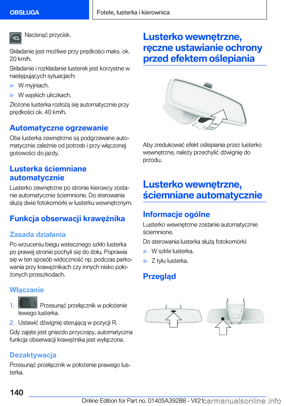 BMW 4 SERIES 2022  Instrukcja obsługi (in Polish) �N�a�c�i�s�n�
