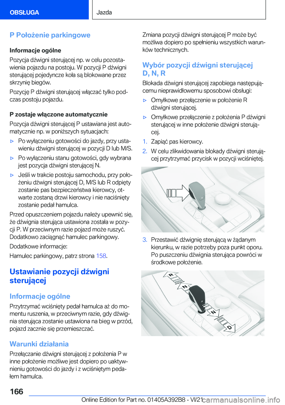 BMW 4 SERIES 2022  Instrukcja obsługi (in Polish) �P��P�o�ł�o9�e�n�i�e��p�a�r�k�i�n�g�o�w�e�I�n�f�o�r�m�a�c�j�e��o�g�