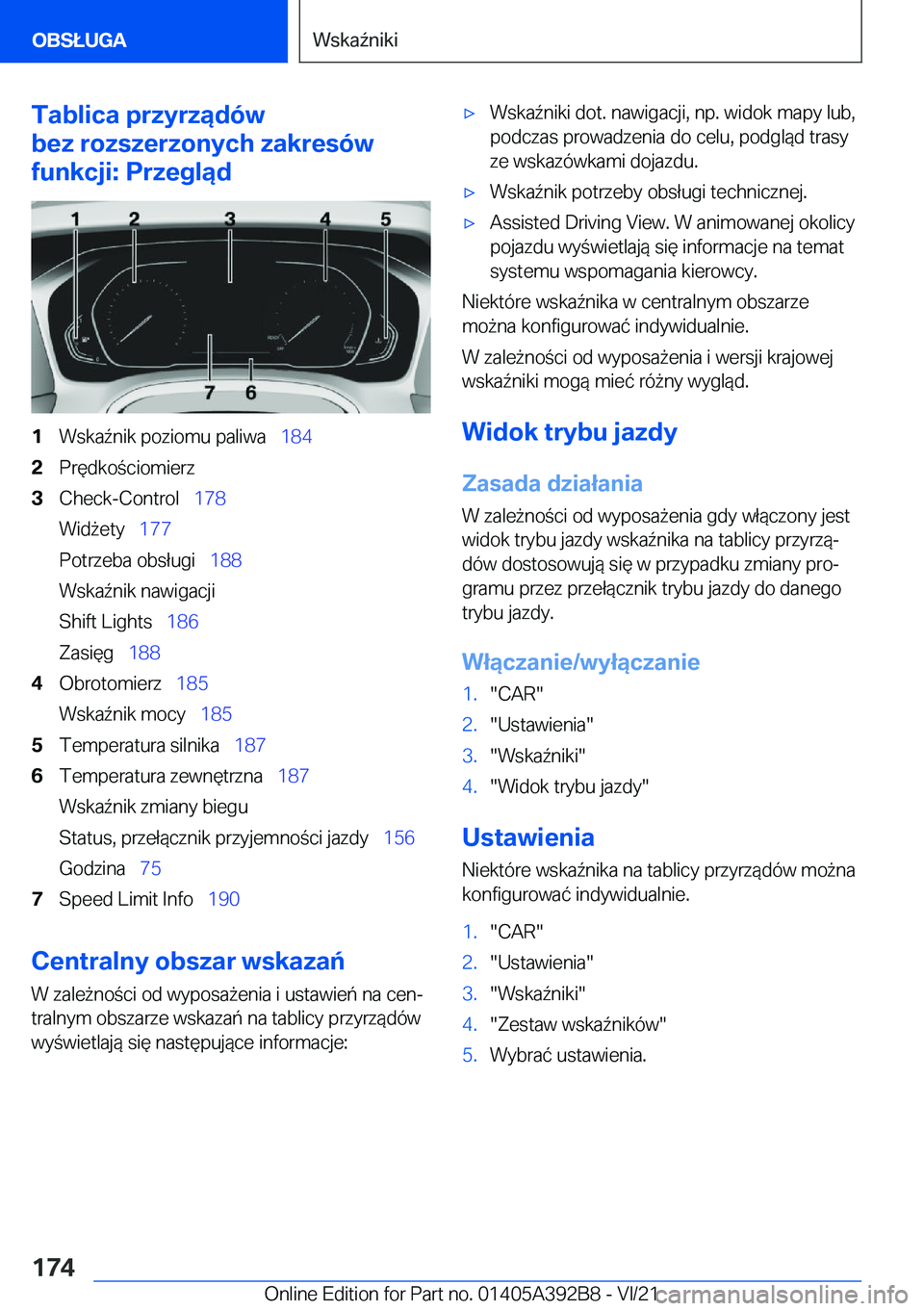 BMW 4 SERIES 2022  Instrukcja obsługi (in Polish) �T�a�b�l�i�c�a��p�r�z�y�r�z�ą�d�