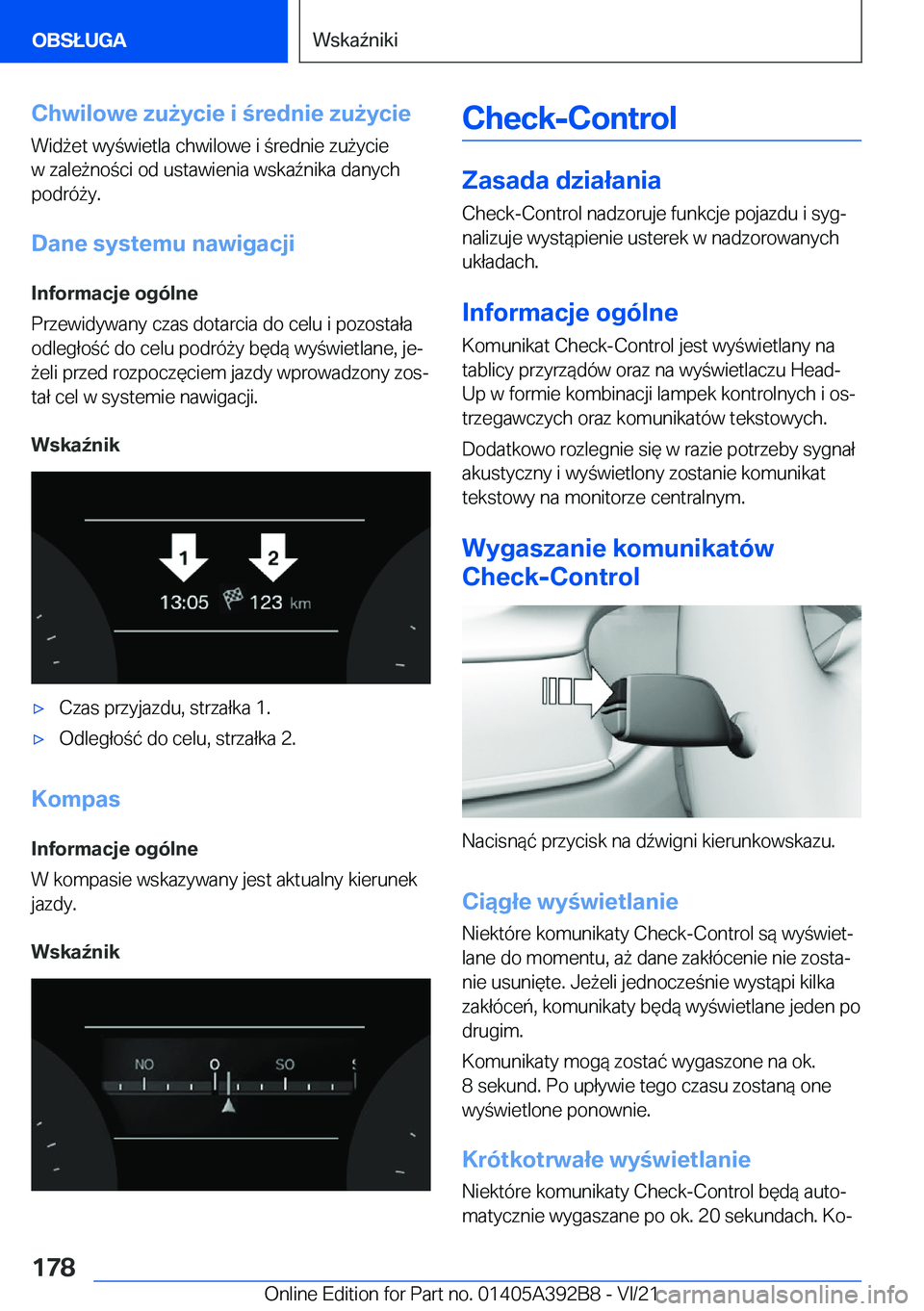 BMW 4 SERIES 2022  Instrukcja obsługi (in Polish) �C�h�w�i�l�o�w�e��z�u9�y�c�i�e��i��r�e�d�n�i�e��z�u9�y�c�i�e�W�i�d9�e�t��w�y�w�i�e�t�l�a��c�h�w�i�l�o�w�e��i��r�e�d�n�i�e��z�u9�y�c�i�e�w��z�a�l�e9�n�o�c�i��o�d��u�s�t�a�w�i�e