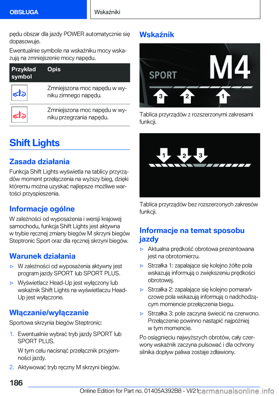 BMW 4 SERIES 2022  Instrukcja obsługi (in Polish) �p�