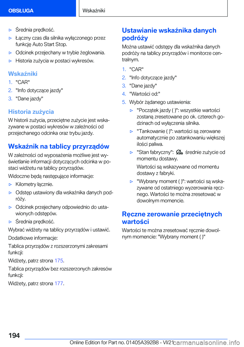 BMW 4 SERIES 2022  Instrukcja obsługi (in Polish) 'x�r�e�d�n�i�a��p�r�