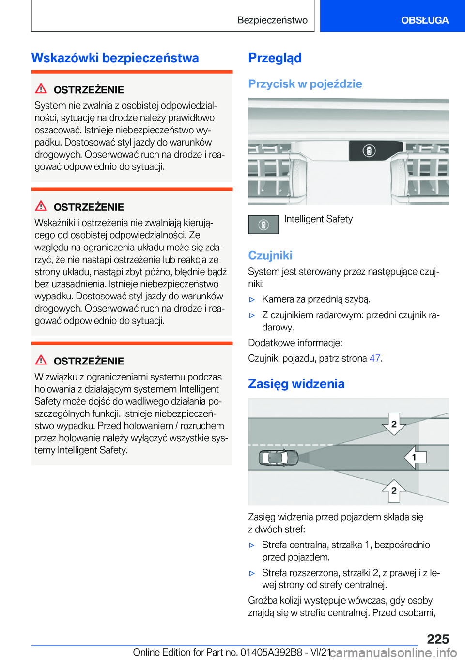 BMW 4 SERIES 2022  Instrukcja obsługi (in Polish) �W�s�k�a�z�