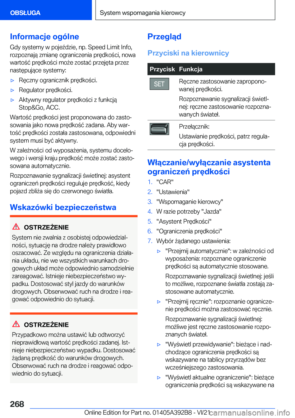 BMW 4 SERIES 2022  Instrukcja obsługi (in Polish) �I�n�f�o�r�m�a�c�j�e��o�g�