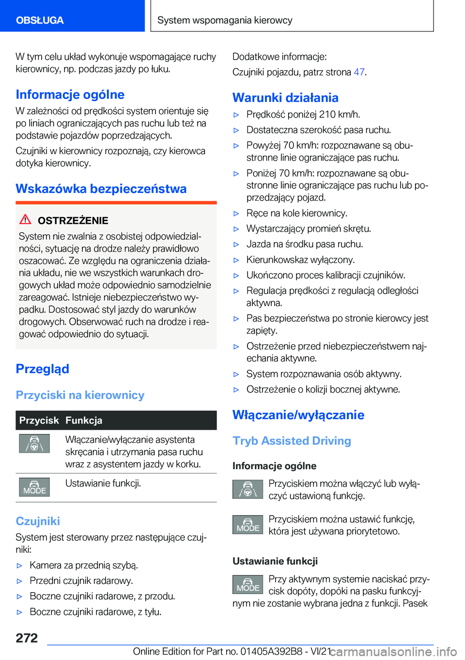 BMW 4 SERIES 2022  Instrukcja obsługi (in Polish) �W��t�y�m��c�e�l�u��u�k�ł�a�d��w�y�k�o�n�u�j�e��w�s�p�o�m�a�g�a�j�