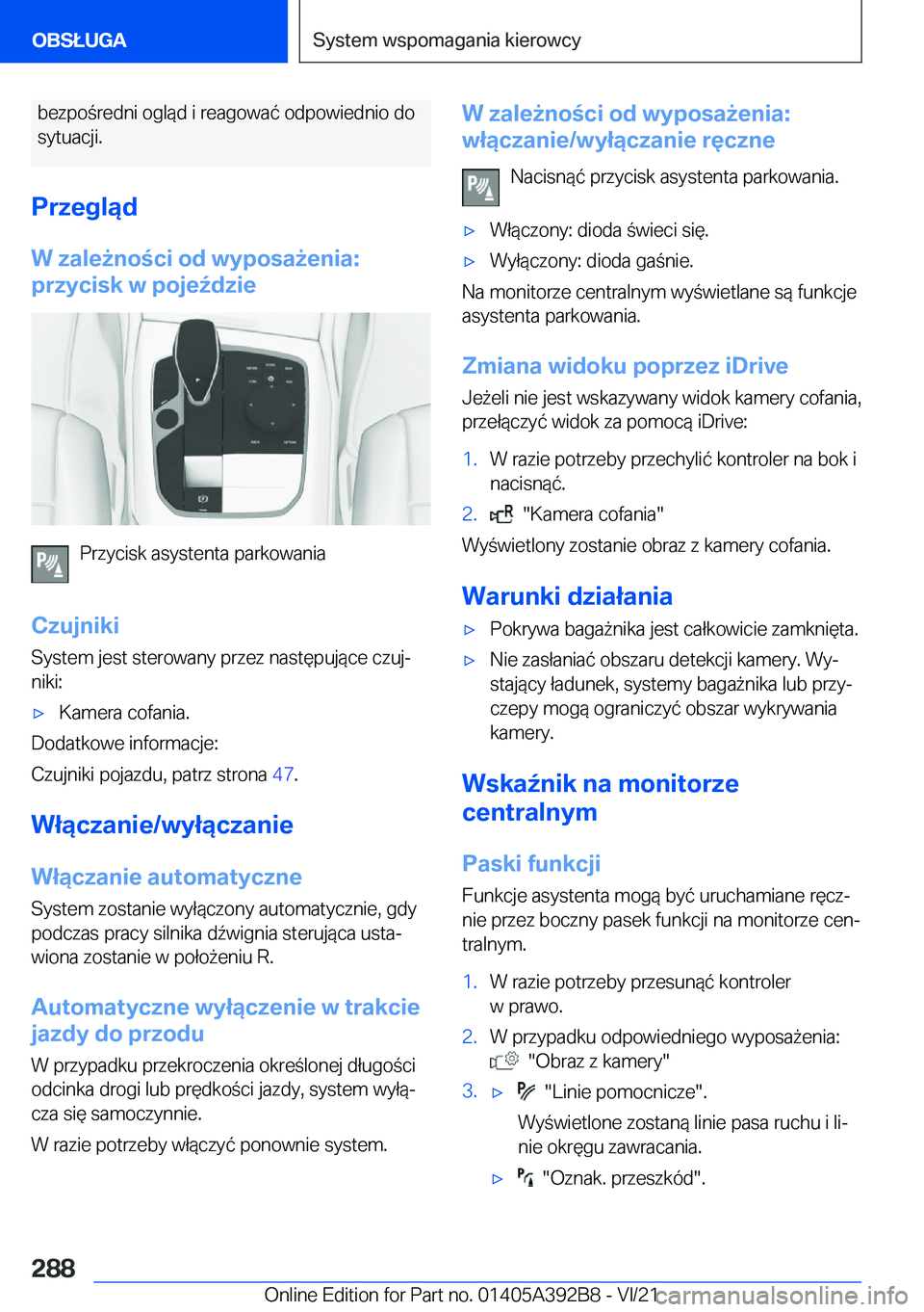 BMW 4 SERIES 2022  Instrukcja obsługi (in Polish) �b�e�z�p�o�r�e�d�n�i��o�g�l�