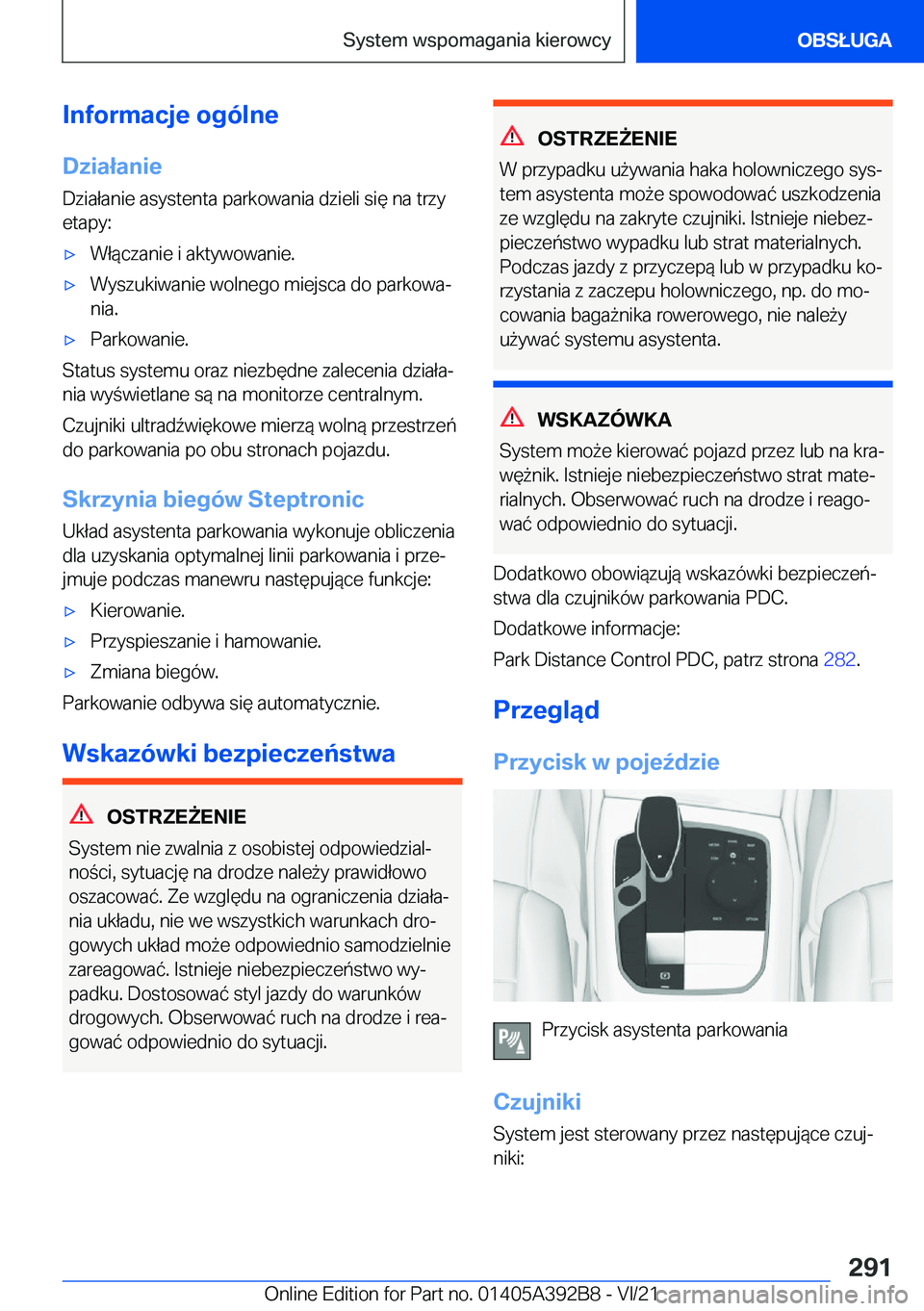 BMW 4 SERIES 2022  Instrukcja obsługi (in Polish) �I�n�f�o�r�m�a�c�j�e��o�g�