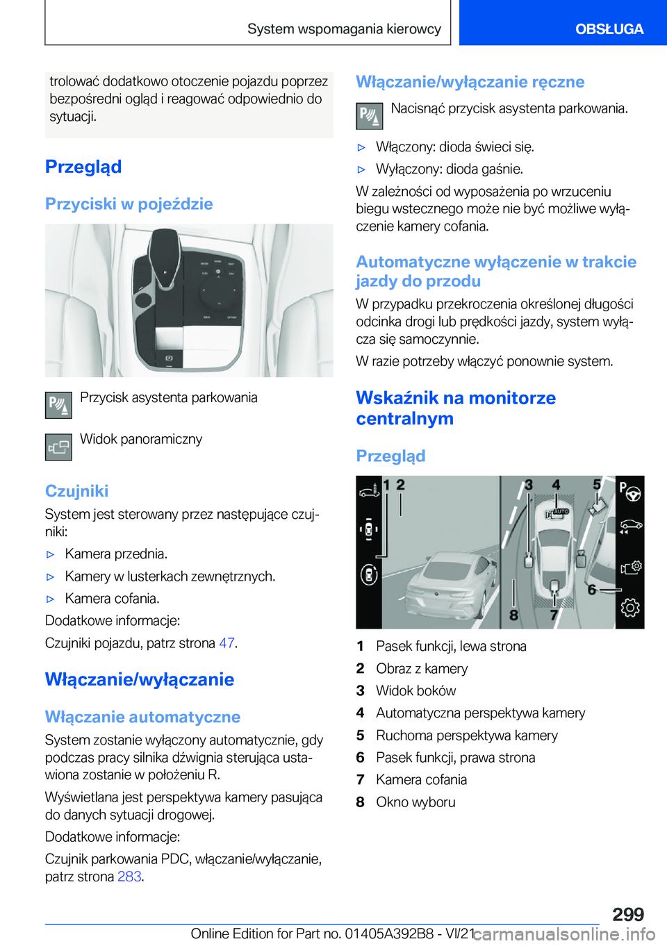 BMW 4 SERIES 2022  Instrukcja obsługi (in Polish) �t�r�o�l�o�w�a�