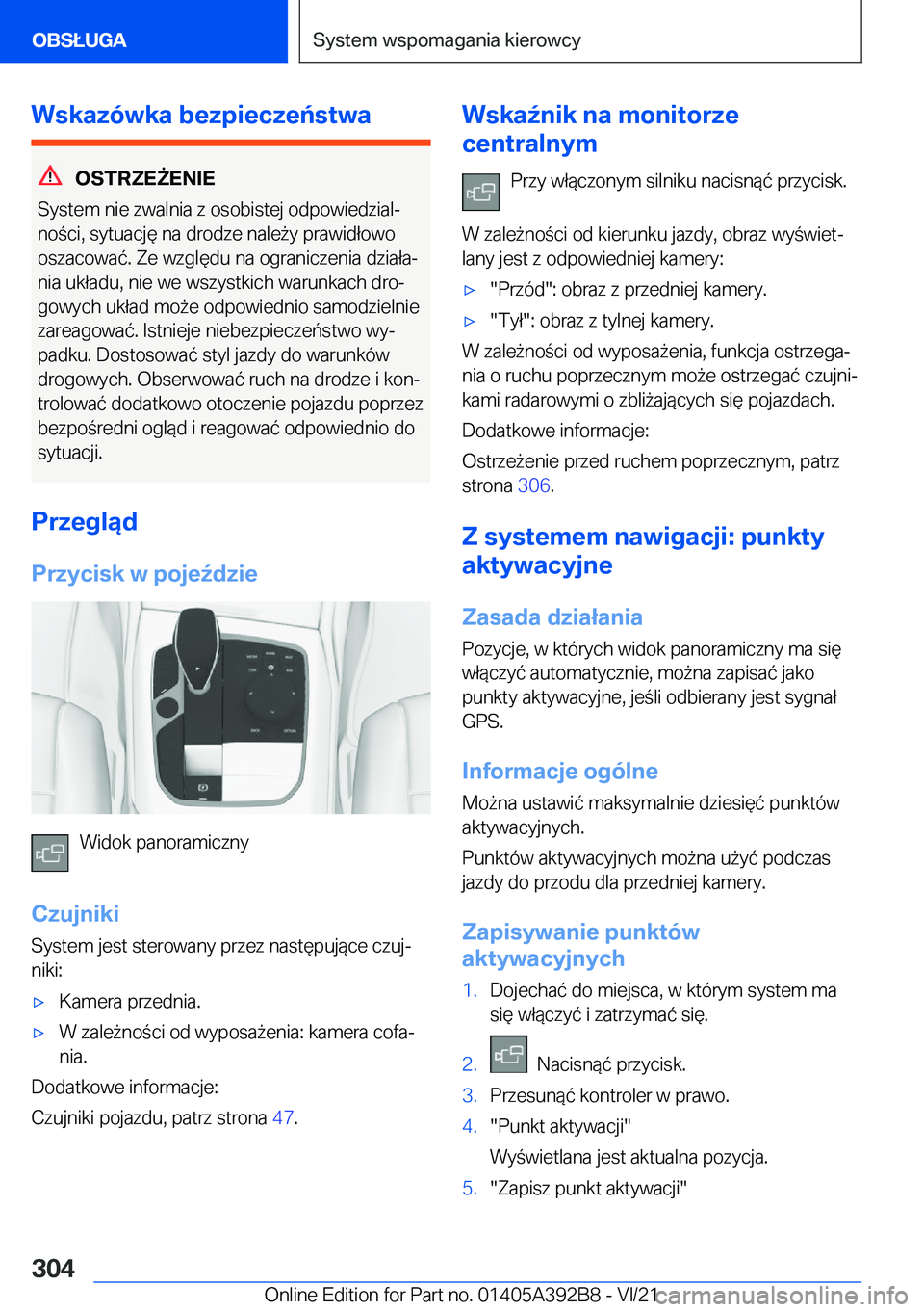 BMW 4 SERIES 2022  Instrukcja obsługi (in Polish) �W�s�k�a�z�