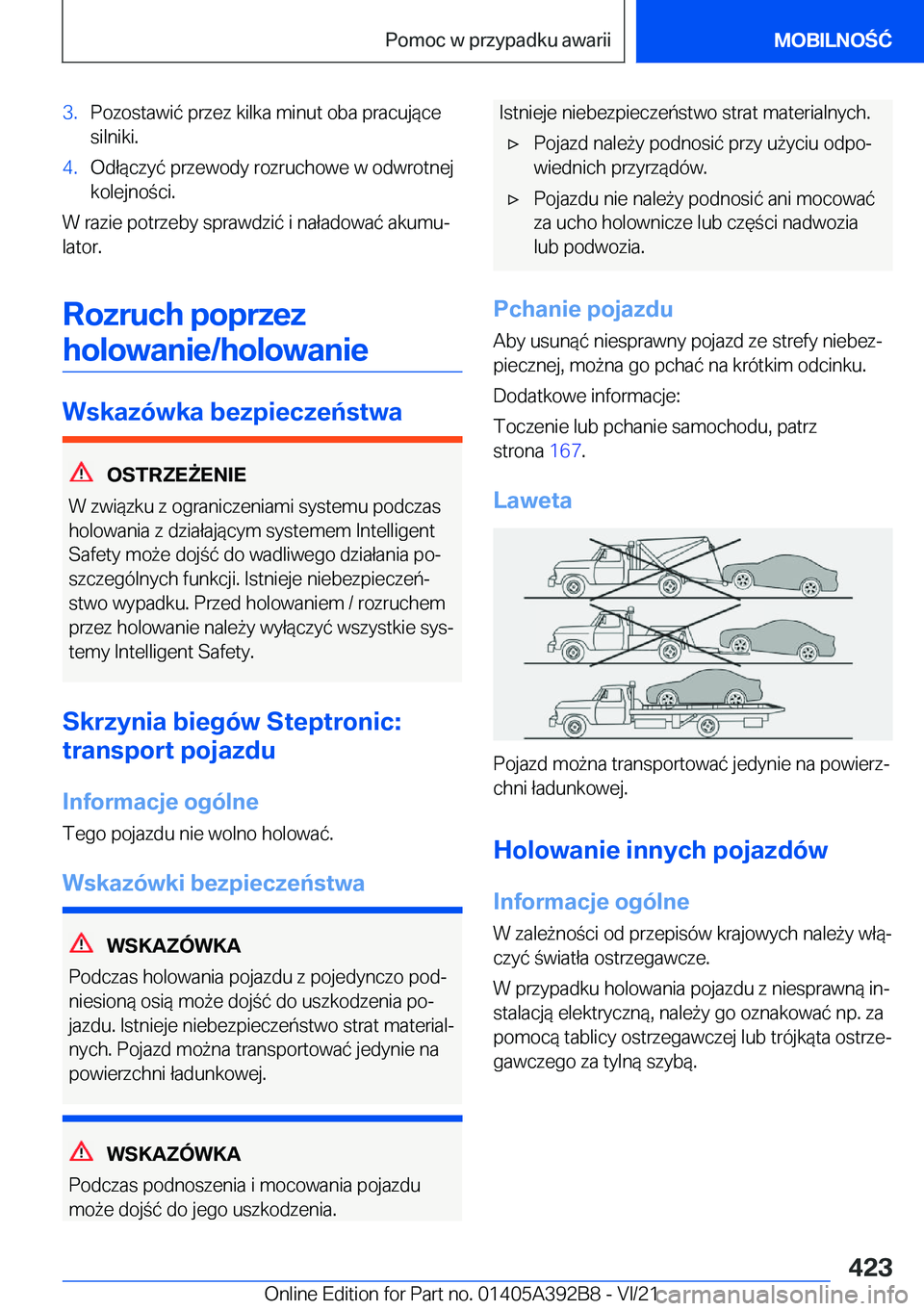 BMW 4 SERIES 2022  Instrukcja obsługi (in Polish) �3�.�P�o�z�o�s�t�a�w�i�