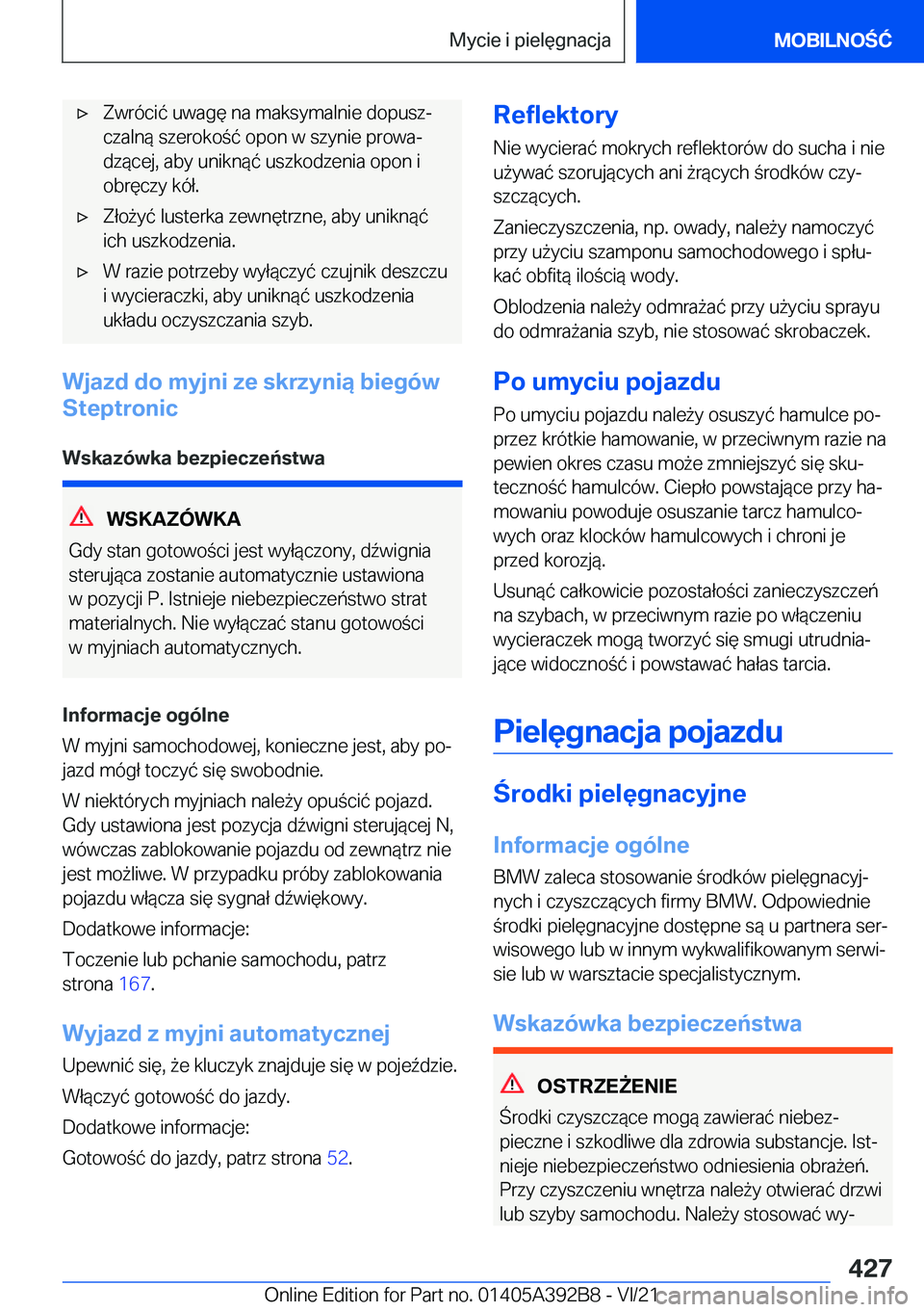 BMW 4 SERIES 2022  Instrukcja obsługi (in Polish) 'x�Z�w�r�
