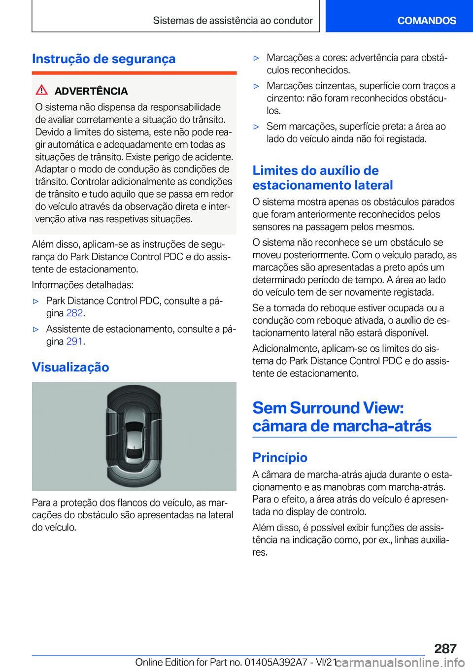 BMW 4 SERIES 2022  Manual do condutor (in Portuguese) �I�n�s�t�r�u�