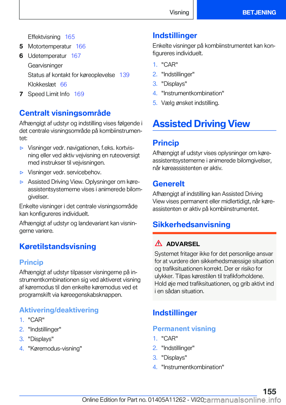BMW 4 SERIES COUPE 2021  InstruktionsbØger (in Danish) �E�f�f�e�k�t�v�i�s�n�i�n�g\_�1�6�5�5�M�o�t�o�r�t�e�m�p�e�r�a�t�u�r\_ �1�6�6�6�U�d�e�t�e�m�p�e�r�a�t�u�r\_�1�6�7
�G�e�a�r�v�i�s�n�i�n�g�e�r
�S�t�a�t�u�s��a�f��k�o�n�t�a�k�t��f�o�r��k�