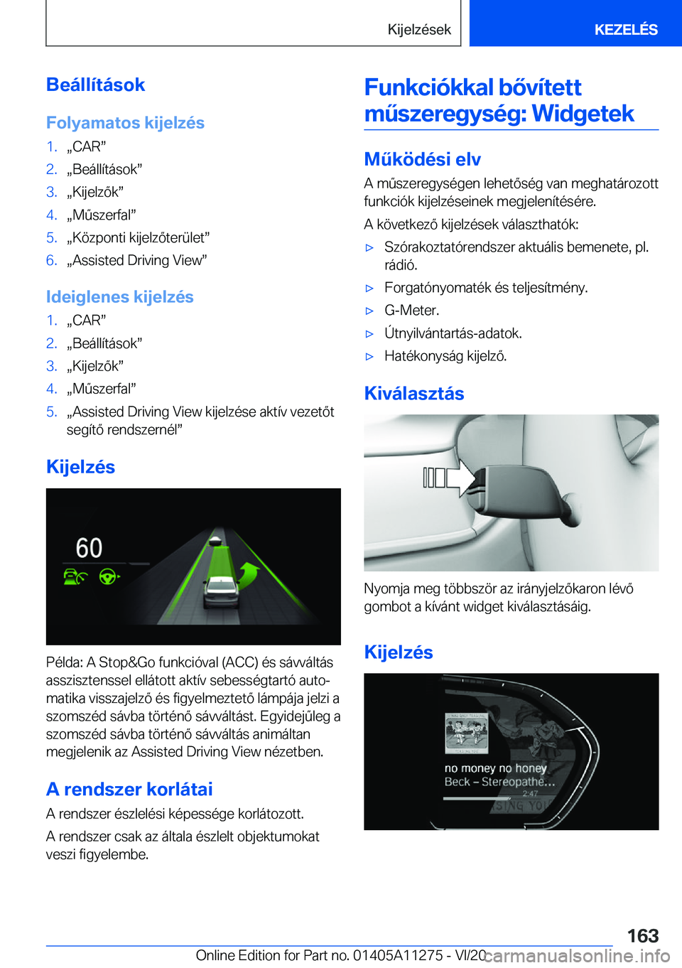 BMW 4 SERIES COUPE 2021  Kezelési útmutató (in Hungarian) �B�e�