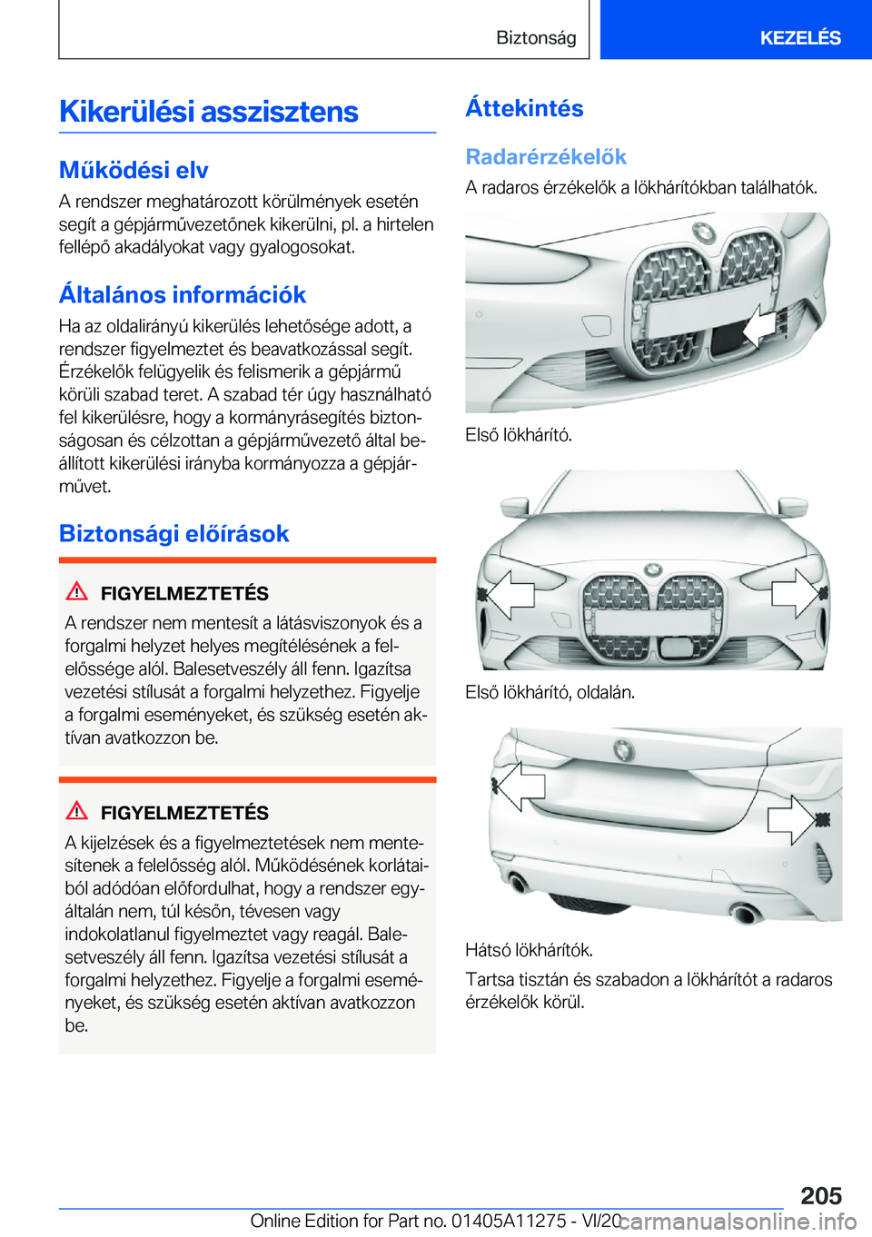 BMW 4 SERIES COUPE 2021  Kezelési útmutató (in Hungarian) �K�i�k�e�r�