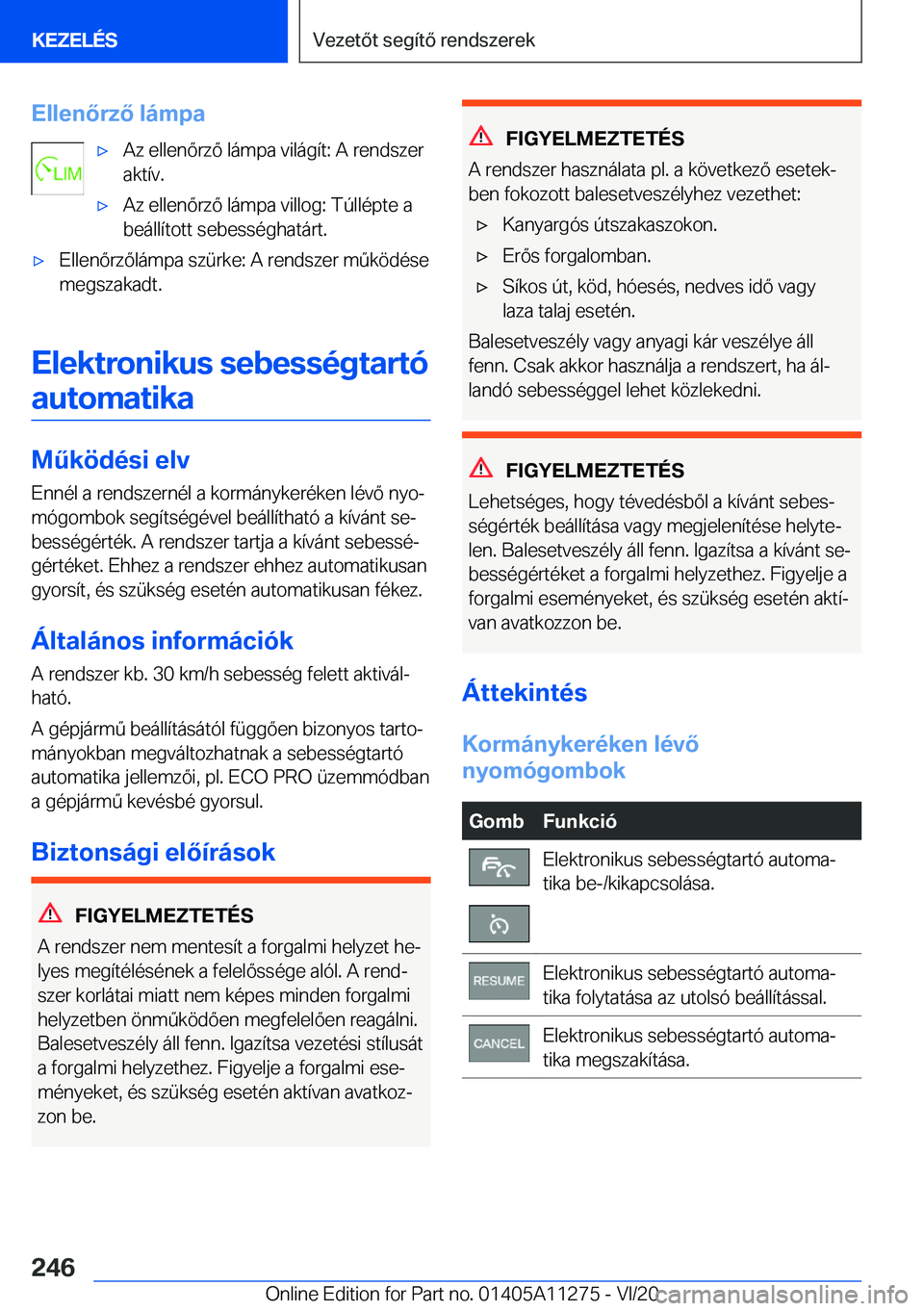 BMW 4 SERIES COUPE 2021  Kezelési útmutató (in Hungarian) �E�l�l�e�n�