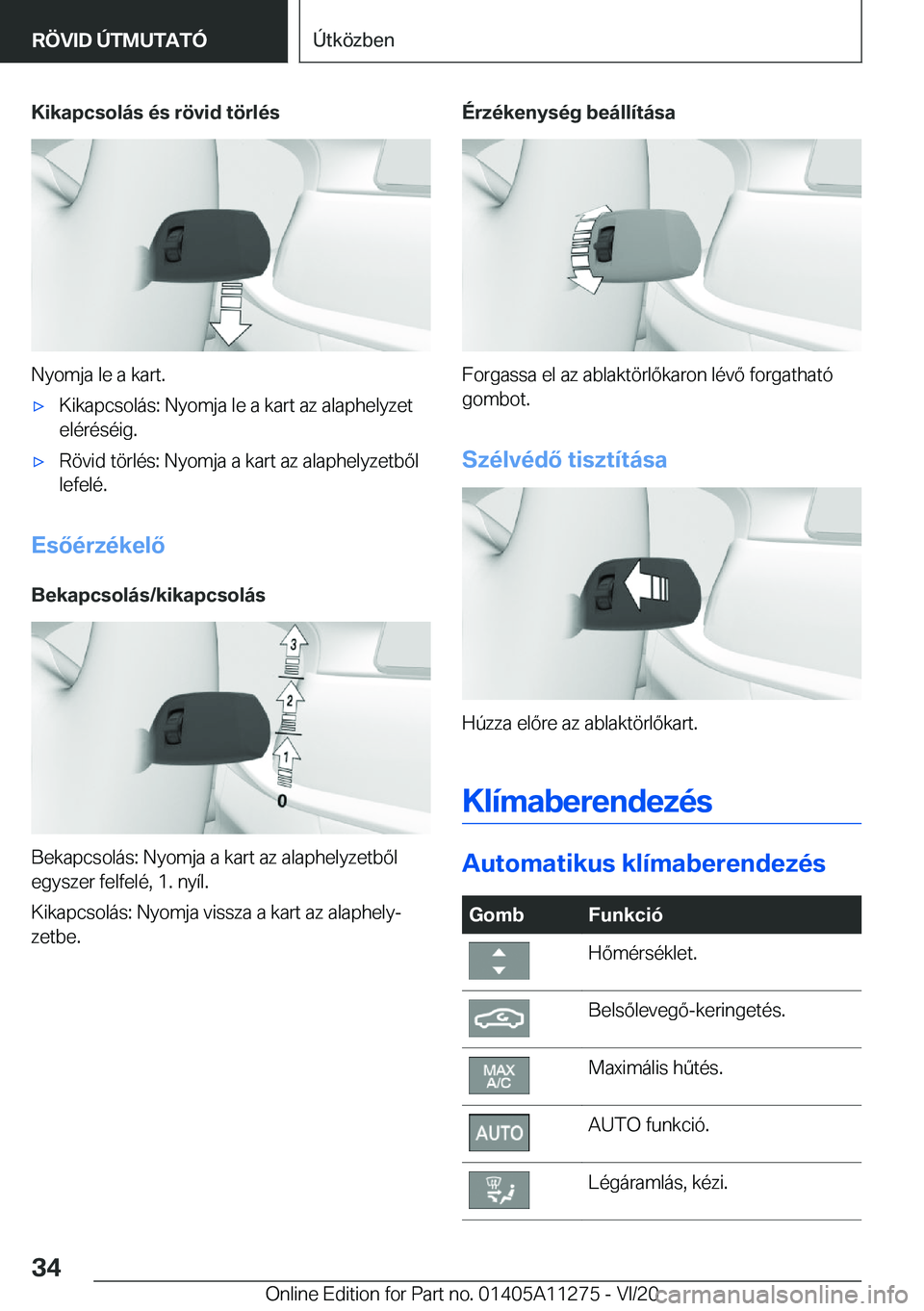 BMW 4 SERIES COUPE 2021  Kezelési útmutató (in Hungarian) �K�i�k�a�p�c�s�o�l�