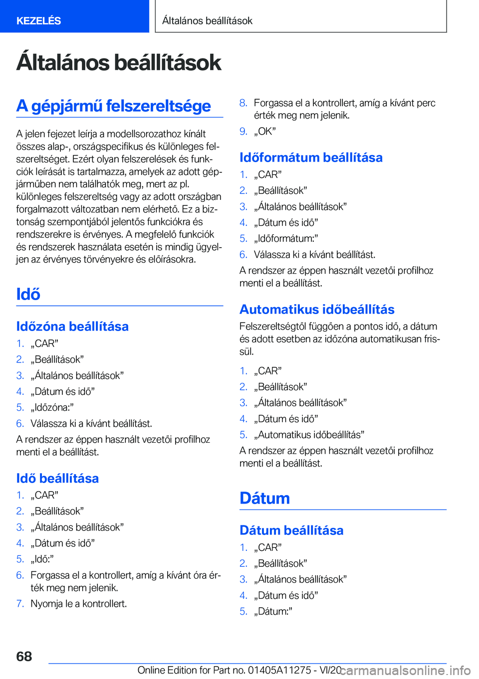 BMW 4 SERIES COUPE 2021  Kezelési útmutató (in Hungarian) �