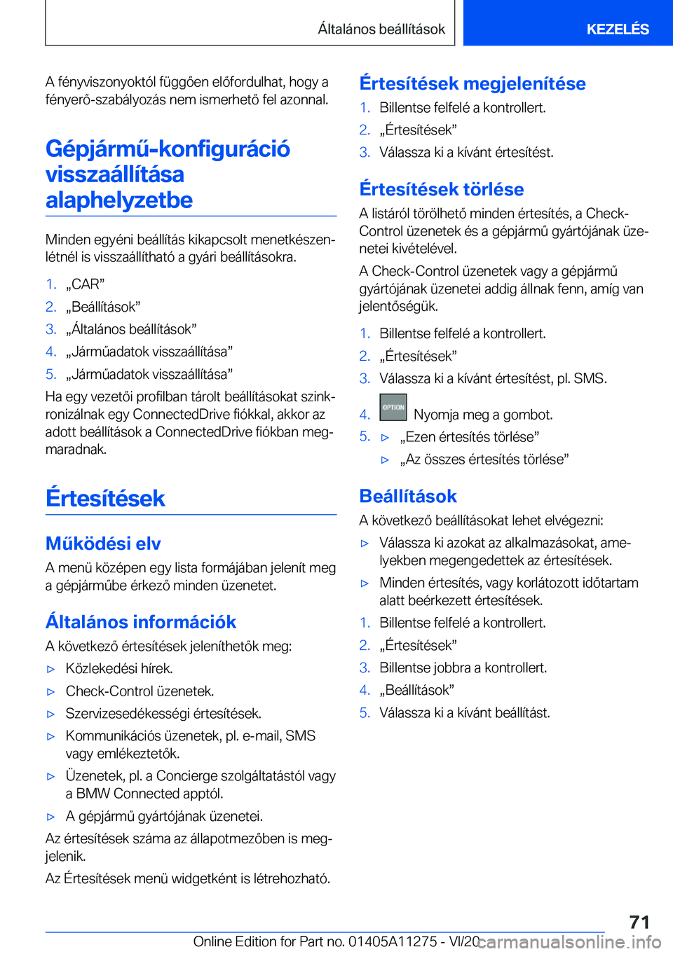 BMW 4 SERIES COUPE 2021  Kezelési útmutató (in Hungarian) �A��f�