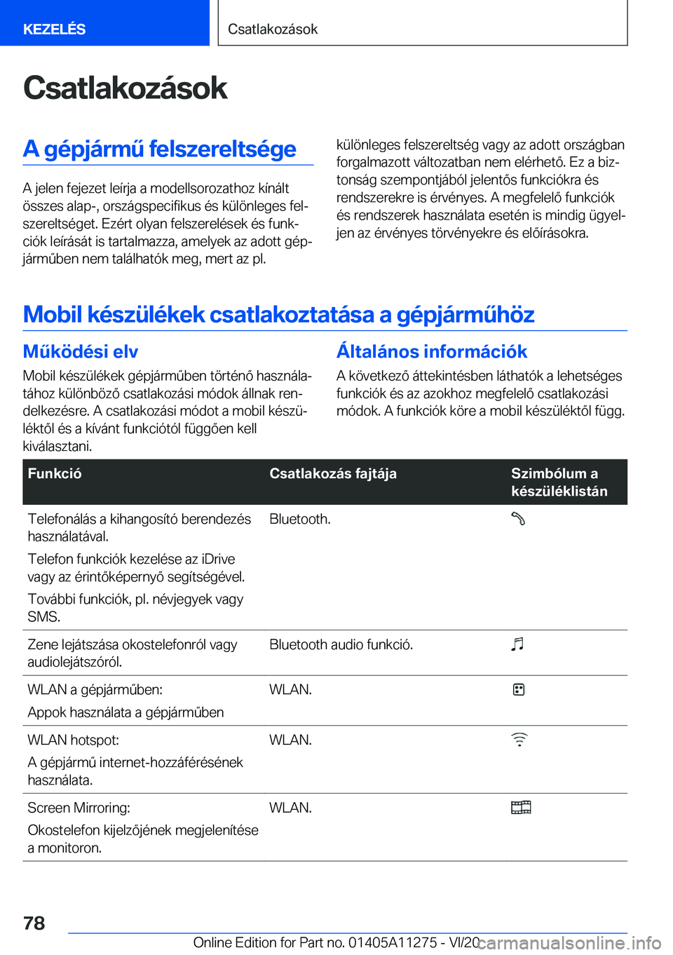 BMW 4 SERIES COUPE 2021  Kezelési útmutató (in Hungarian) �C�s�a�t�l�a�k�o�z�