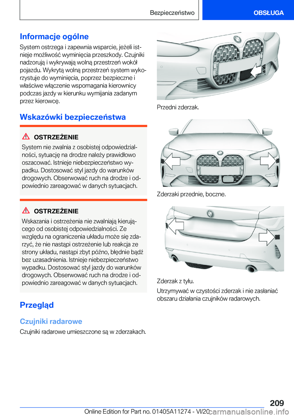 BMW 4 SERIES COUPE 2021  Instrukcja obsługi (in Polish) �I�n�f�o�r�m�a�c�j�e��o�g�