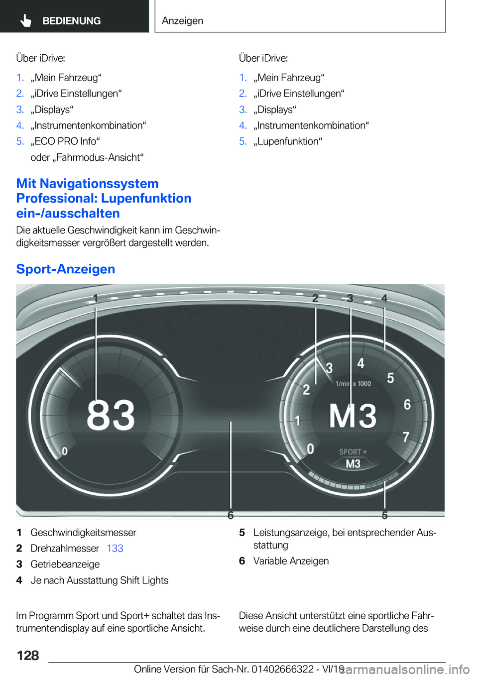 BMW 4 SERIES COUPE 2020  Betriebsanleitungen (in German) �