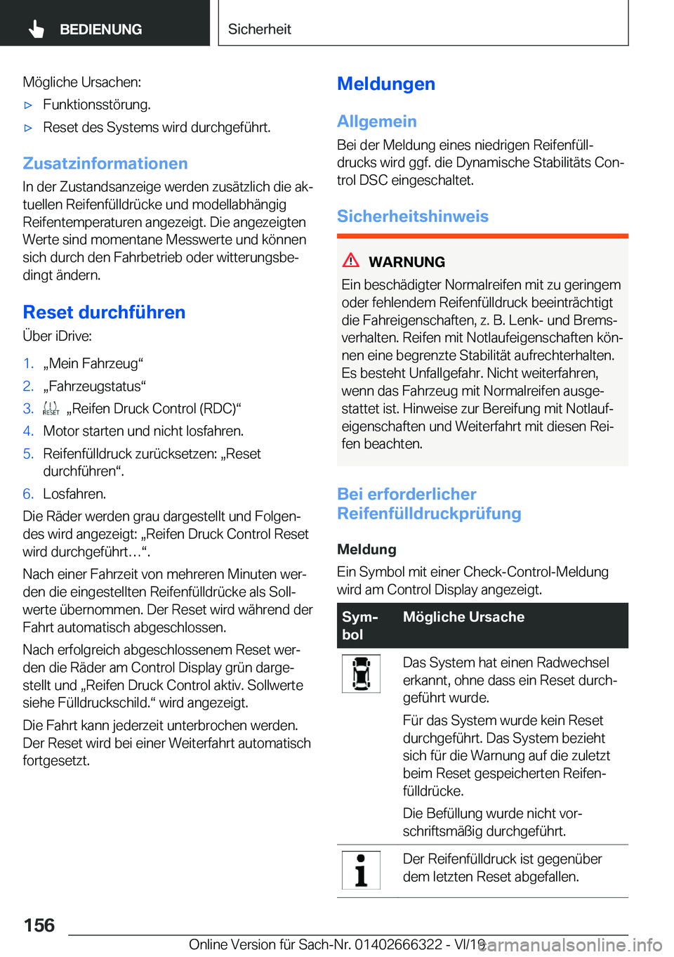 BMW 4 SERIES COUPE 2020  Betriebsanleitungen (in German) �M�