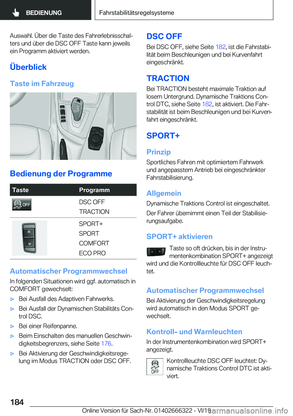 BMW 4 SERIES COUPE 2020  Betriebsanleitungen (in German) �A�u�s�w�a�h�l�.��