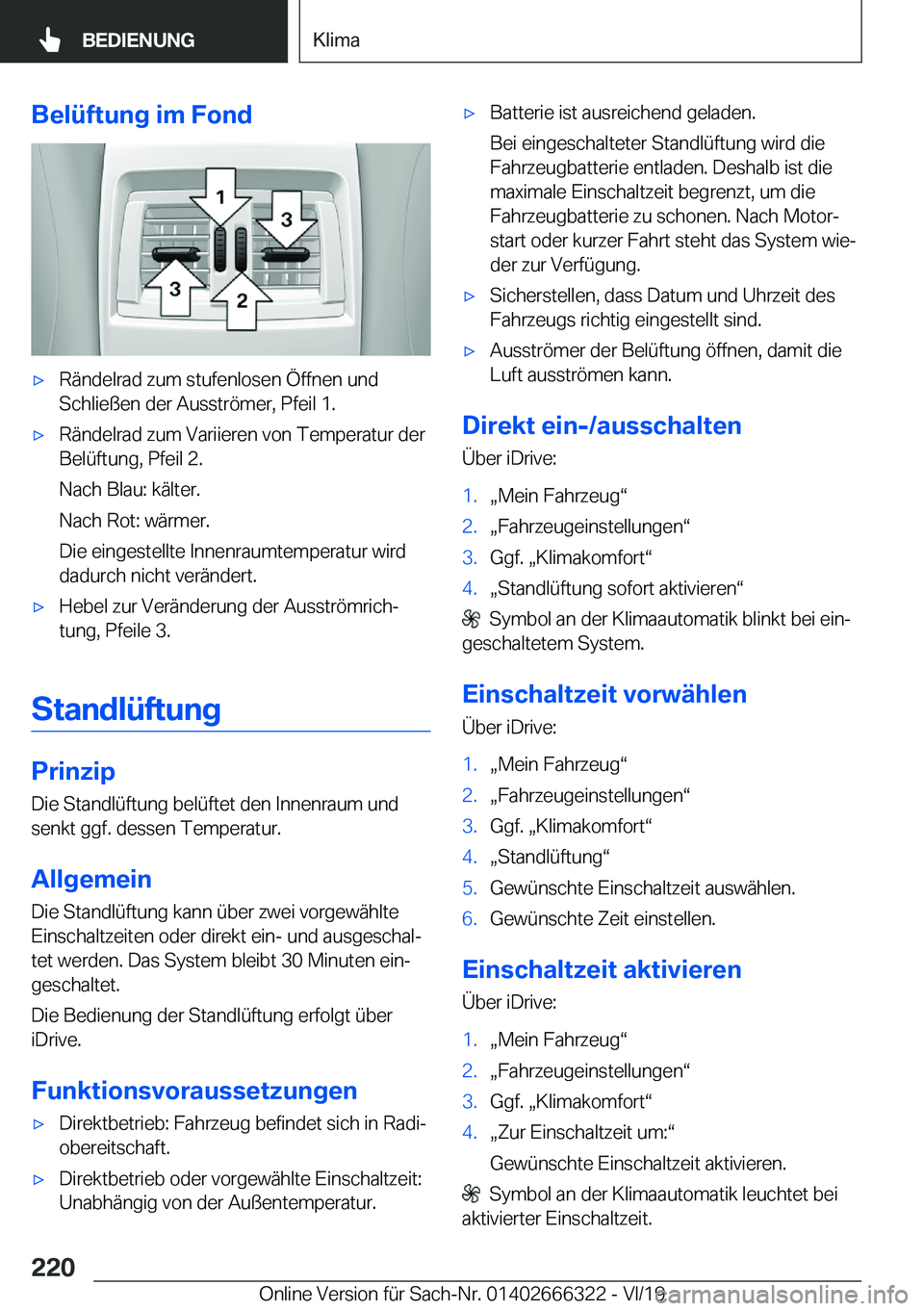 BMW 4 SERIES COUPE 2020  Betriebsanleitungen (in German) �B�e�l�