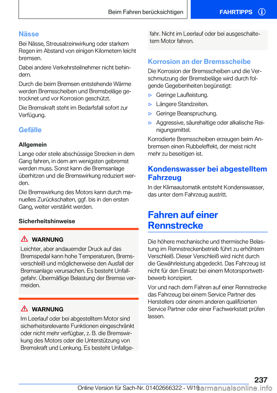 BMW 4 SERIES COUPE 2020  Betriebsanleitungen (in German) �N�