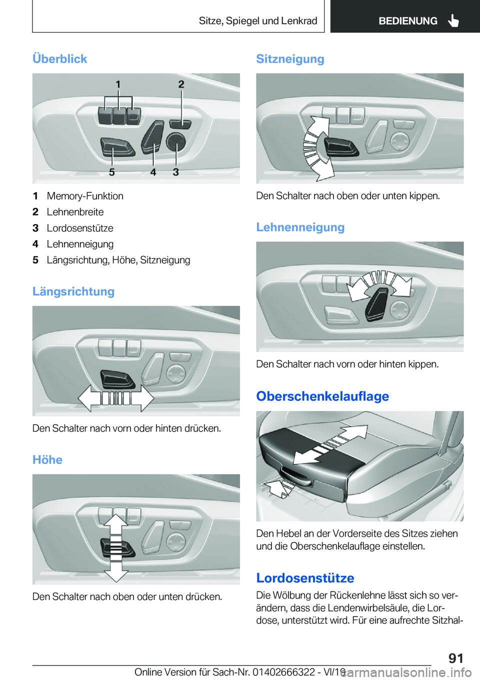 BMW 4 SERIES COUPE 2020  Betriebsanleitungen (in German) �