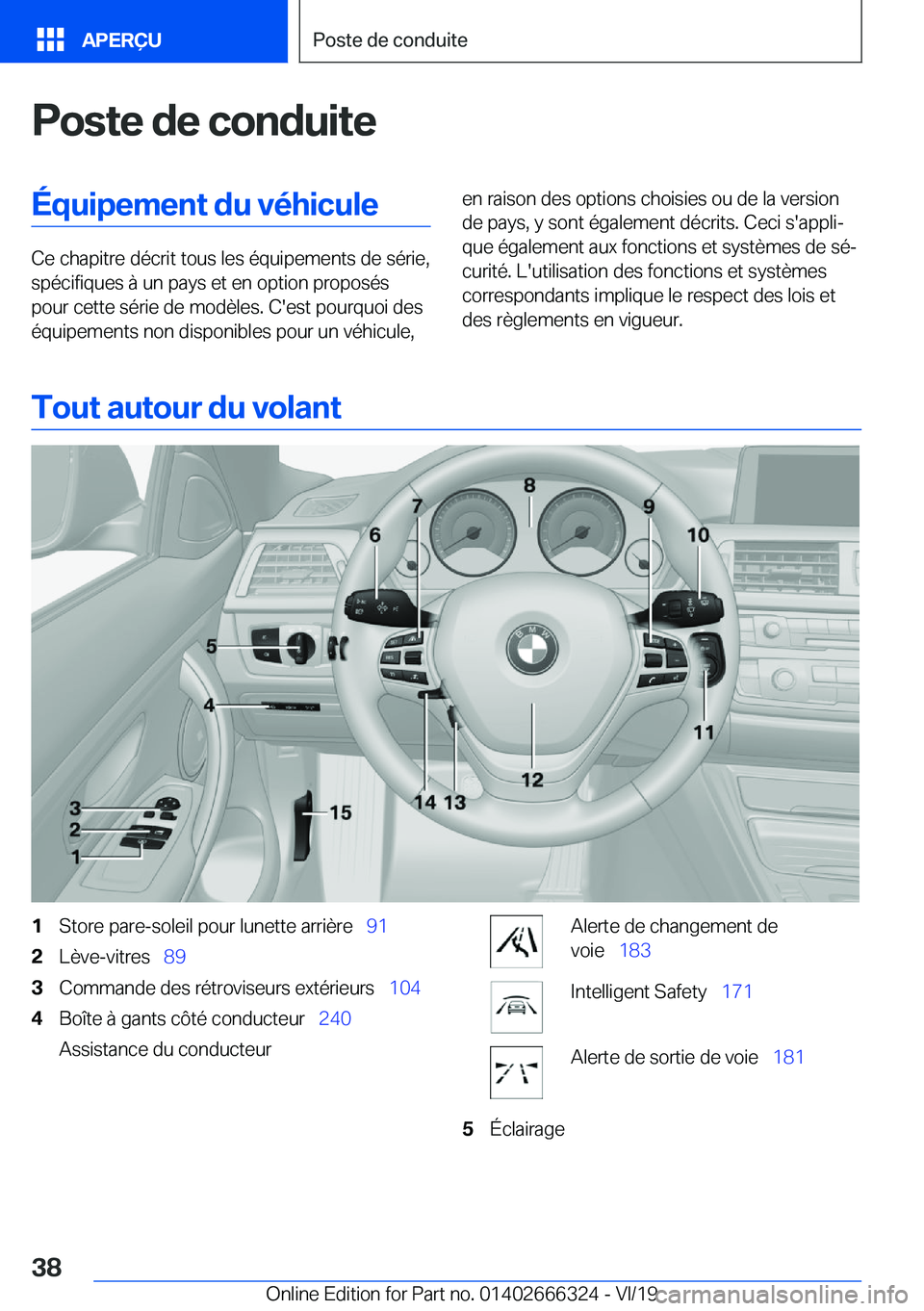 BMW 4 SERIES COUPE 2020  Notices Demploi (in French) �P�o�s�t�e��d�e��c�o�n�d�u�i�t�e�É�q�u�i�p�e�m�e�n�t��d�u��v�é�h�i�c�u�l�e
�C�e��c�h�a�p�i�t�r�e��d�é�c�r�i�t��t�o�u�s��l�e�s��é�q�u�i�p�e�m�e�n�t�s��d�e��s�é�r�i�e�,�s�p�é�c�i�f�i�q�