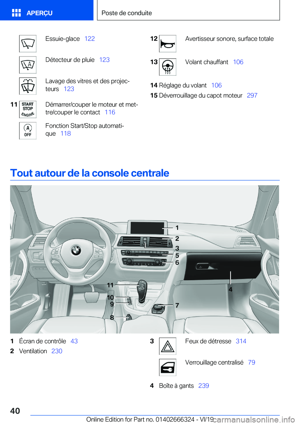 BMW 4 SERIES COUPE 2020  Notices Demploi (in French) �E�s�s�u�i�e�-�g�l�a�c�e\_�1�2�2�D�é�t�e�c�t�e�u�r��d�e��p�l�u�i�e\_ �1�2�3�L�a�v�a�g�e��d�e�s��v�i�t�r�e�s��e�t��d�e�s��p�r�o�j�e�cj
�t�e�u�r�s\_ �1�2�3�1�1�D�é�m�a�r�r�e�r�/�c�o�u�p�