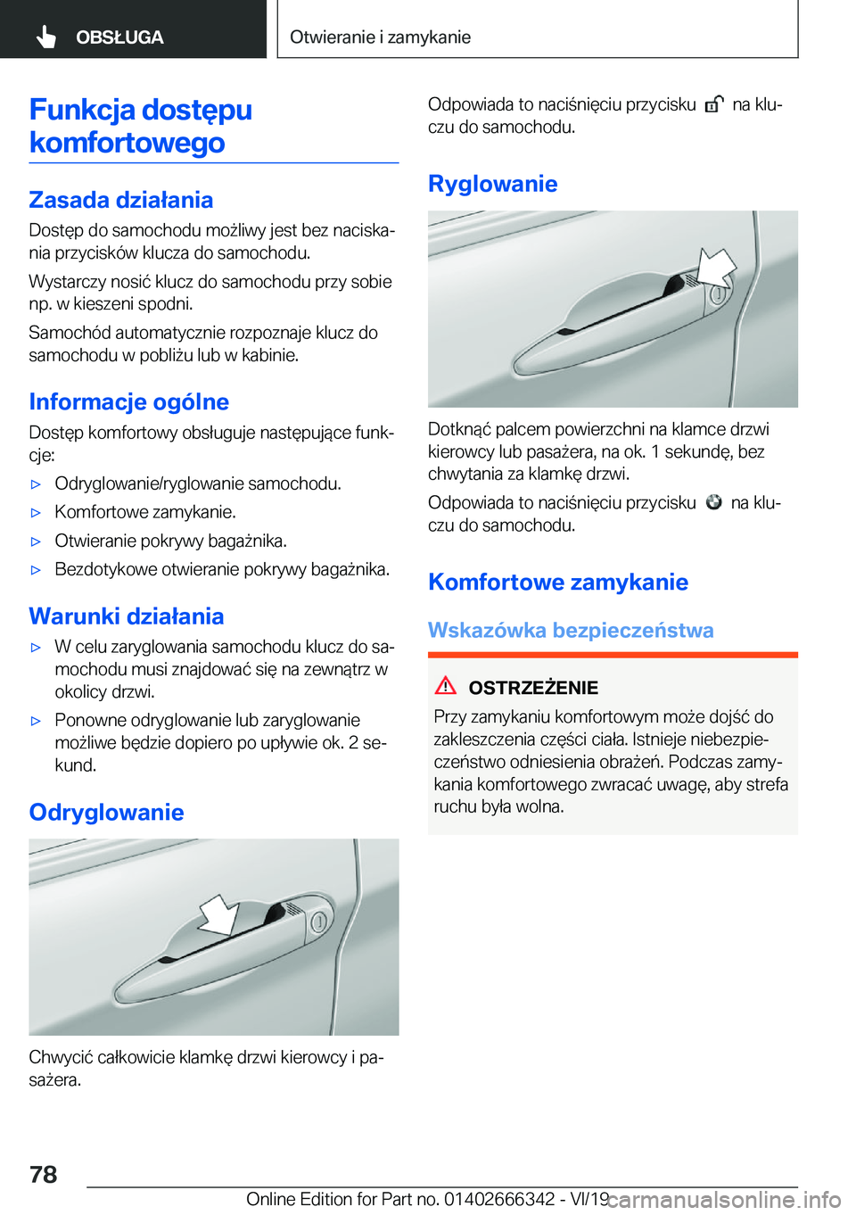BMW 4 SERIES COUPE 2020  Instrukcja obsługi (in Polish) �F�u�n�k�c�j�a��d�o�s�t�