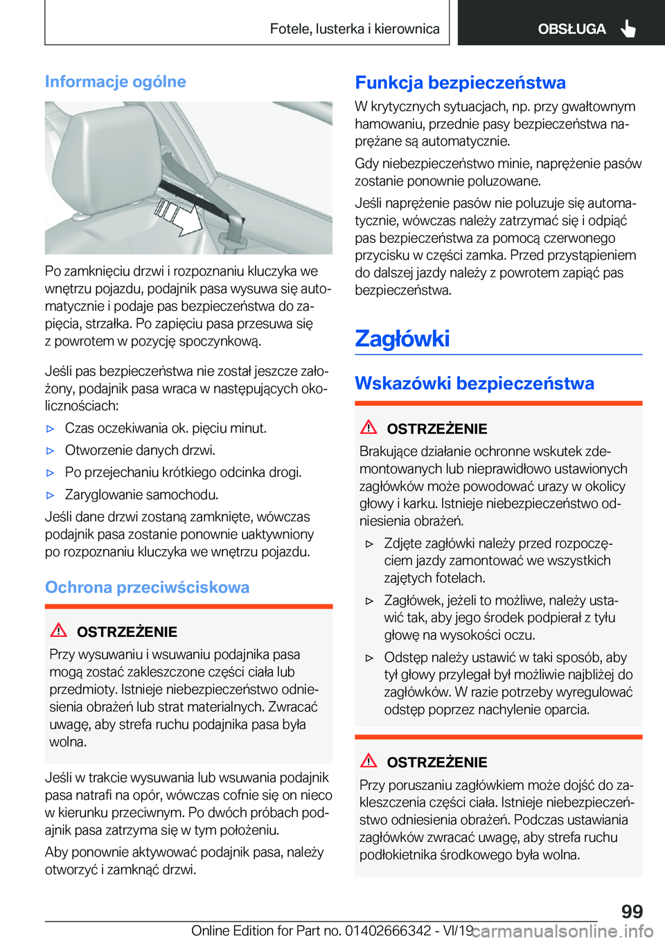 BMW 4 SERIES COUPE 2020  Instrukcja obsługi (in Polish) �I�n�f�o�r�m�a�c�j�e��o�g�