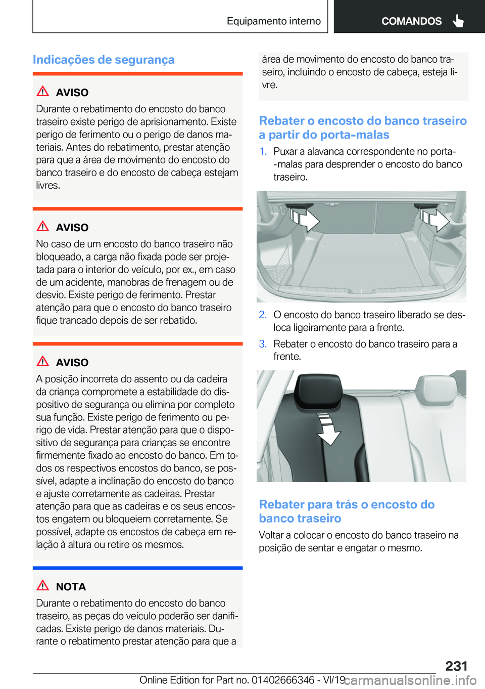 BMW 4 SERIES COUPE 2020  Manual do condutor (in Portuguese) �I�n�d�i�c�a�