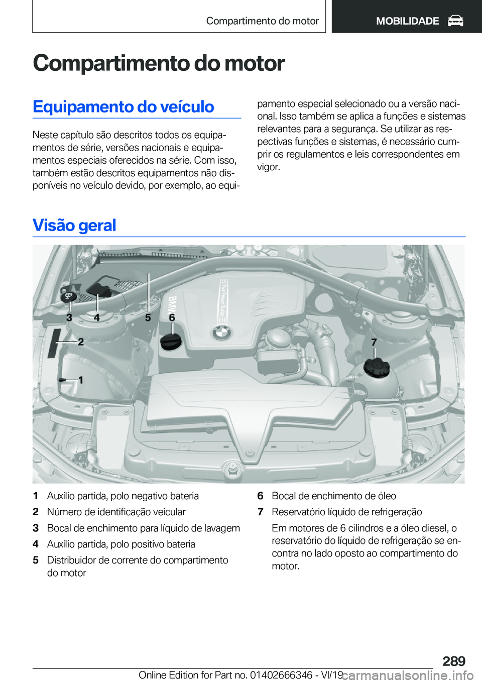 BMW 4 SERIES COUPE 2020  Manual do condutor (in Portuguese) �C�o�m�p�a�r�t�i�m�e�n�t�o��d�o��m�o�t�o�r�E�q�u�i�p�a�m�e�n�t�o��d�o��v�e�
