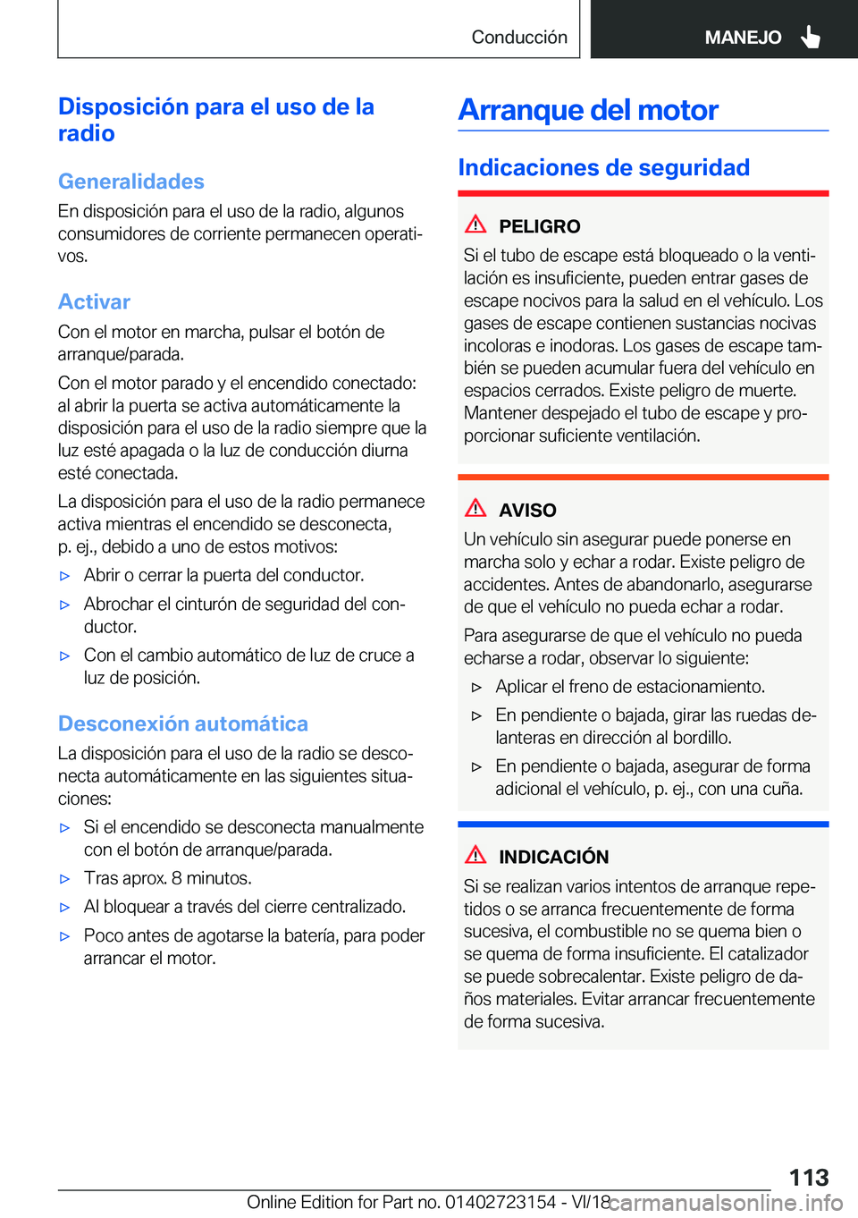BMW 4 SERIES COUPE 2019  Manuales de Empleo (in Spanish) �D�i�s�p�o�s�i�c�i�