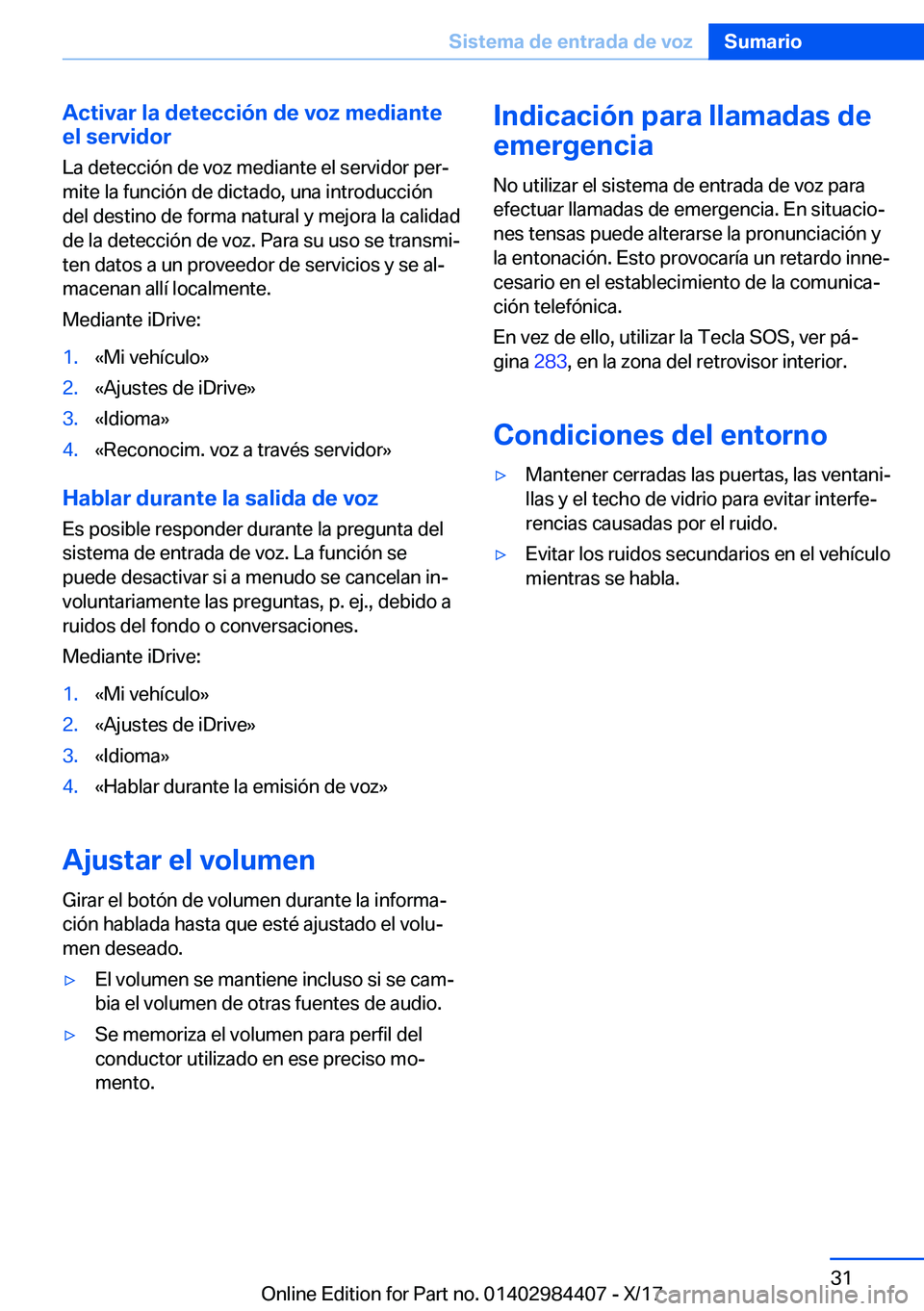 BMW 4 SERIES COUPE 2018  Manuales de Empleo (in Spanish) �A�c�t�i�v�a�r��l�a��d�e�t�e�c�c�i�